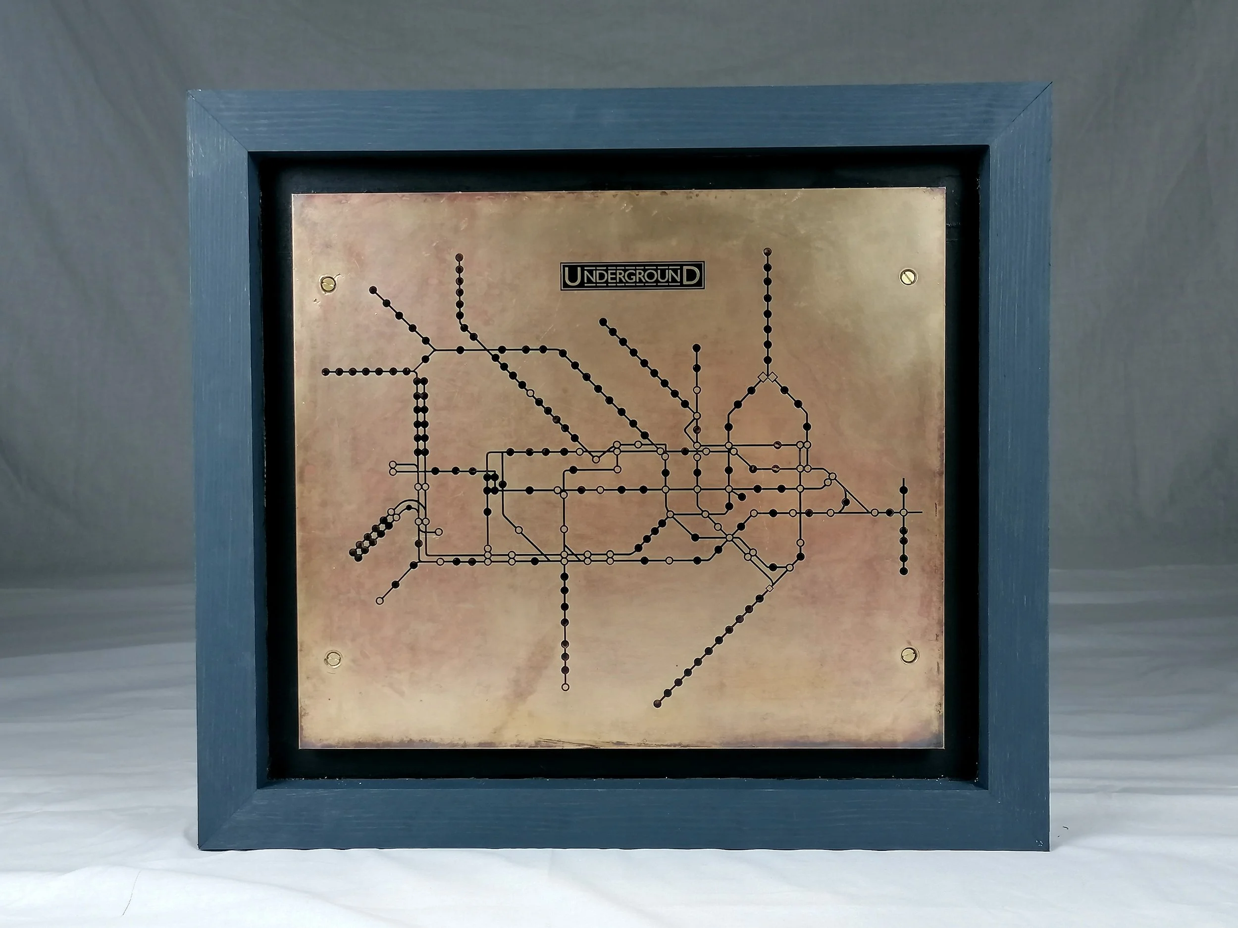 Locomotive Brass Plate - Harry Beck's 1931 London Underground Map ...