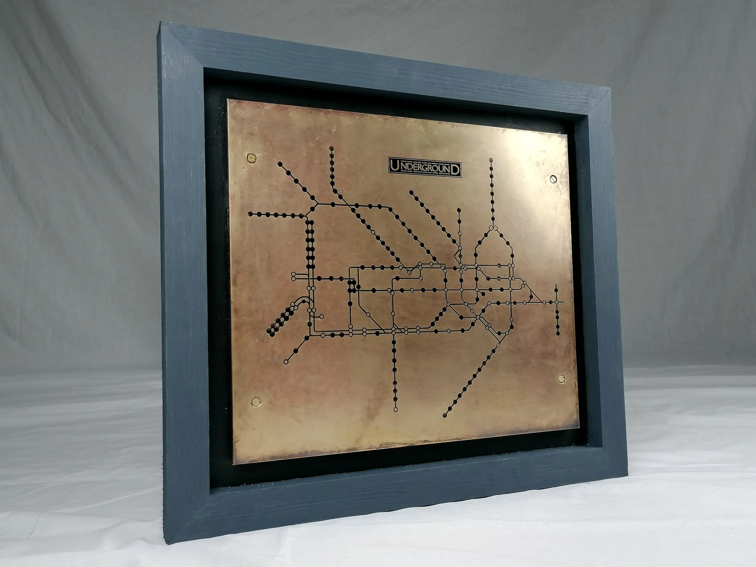 Locomotive Brass Plate - Harry Beck's 1931 London Underground Map ...