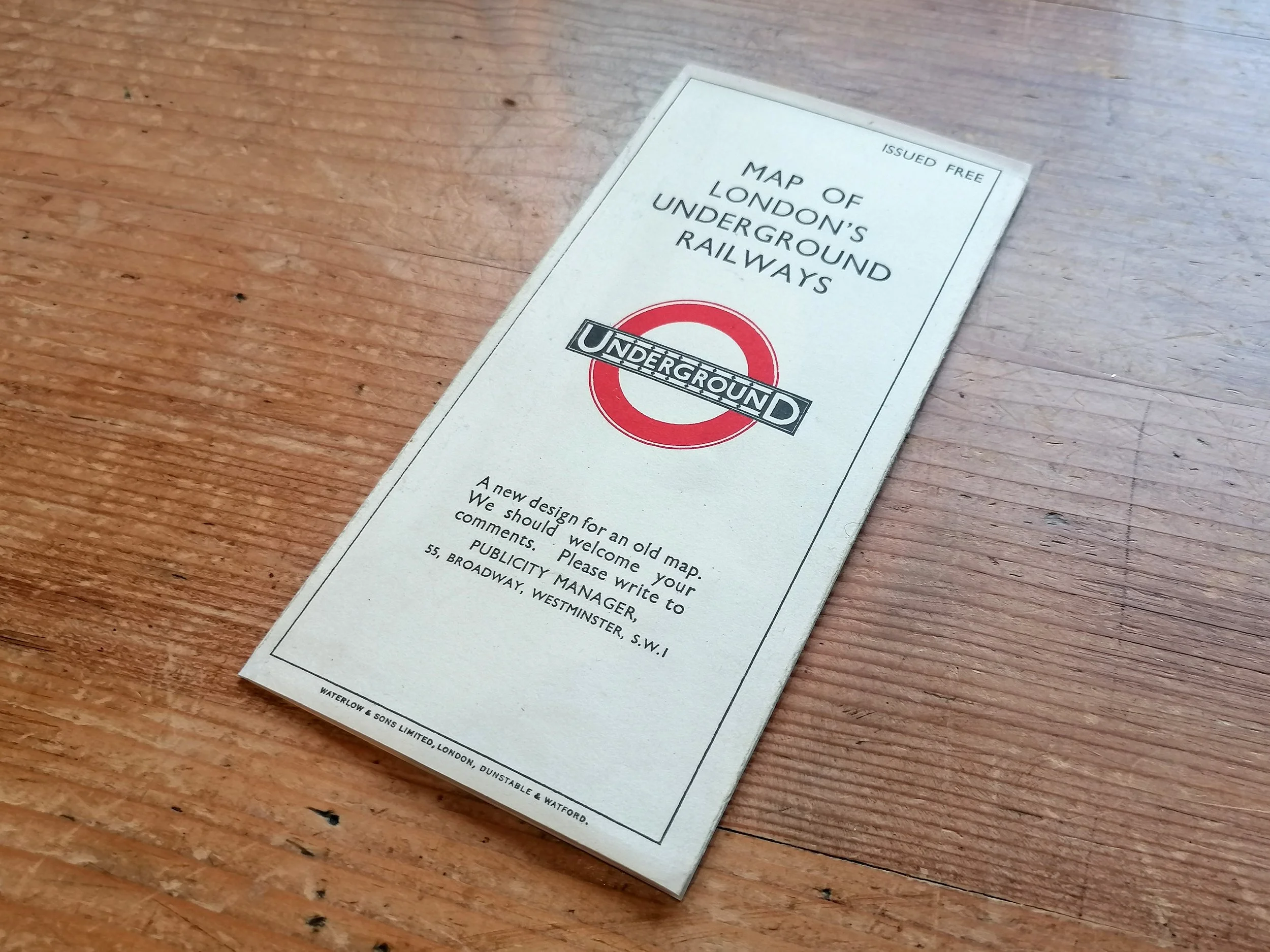 1933 London Underground Map HC Beck 1st Edition Iconic Antiques (14).jpg