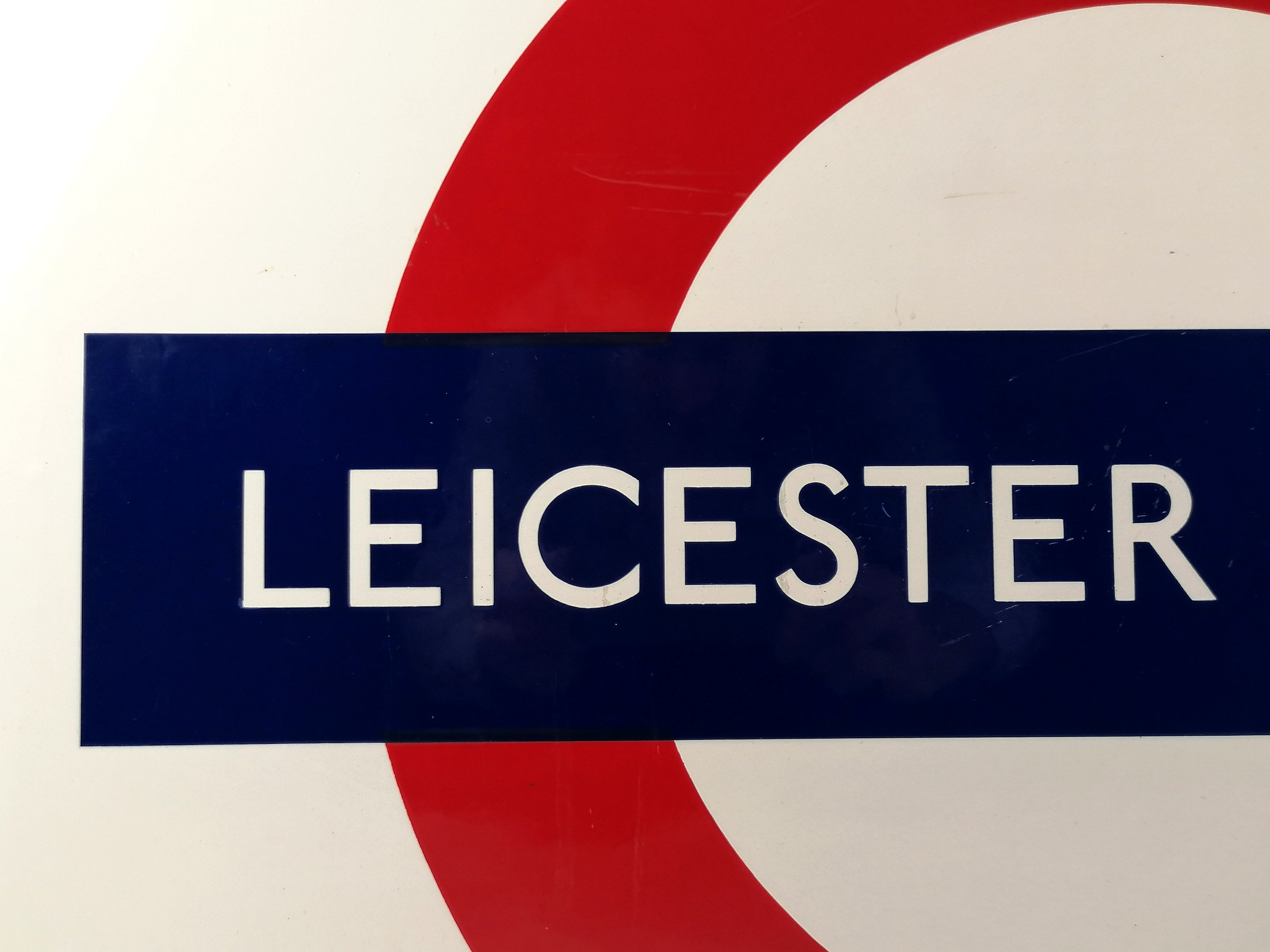 'Leicester Square' London Underground Enamel Platform Sign (1960s ...