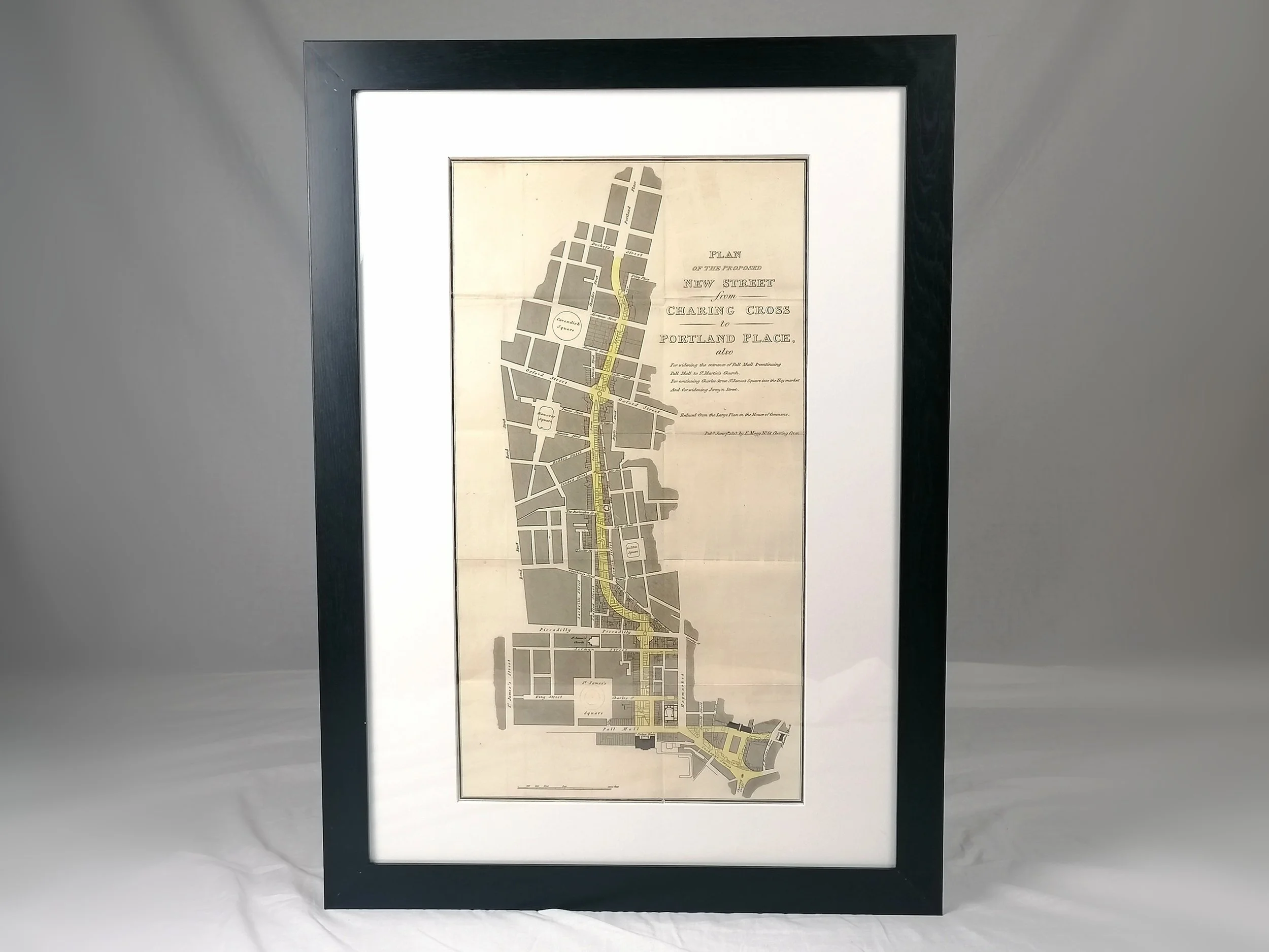 Regent Street, City of Westminster - Plan of The Proposed New Street  (1813)