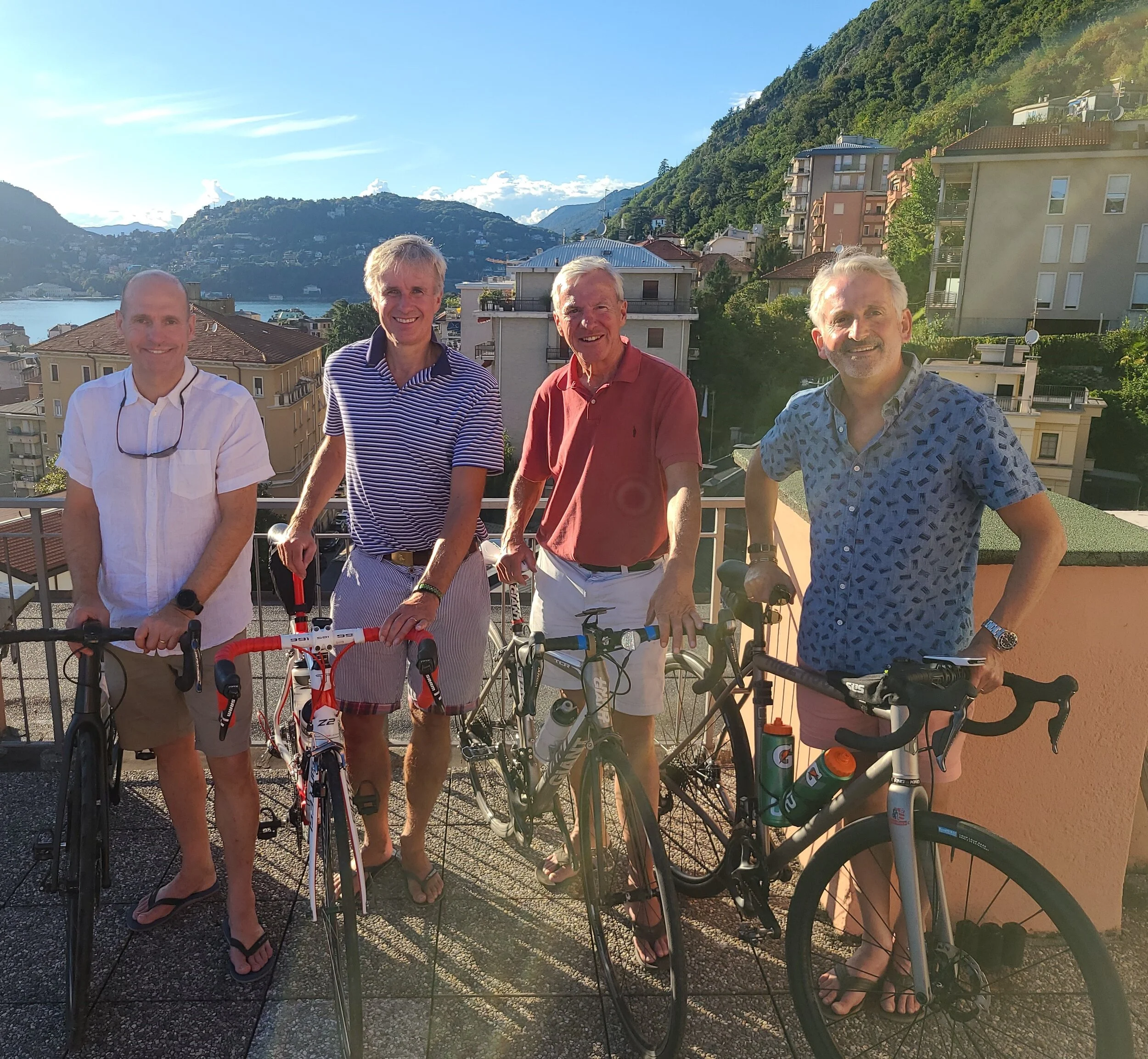 Building Bikes at Lake Como...