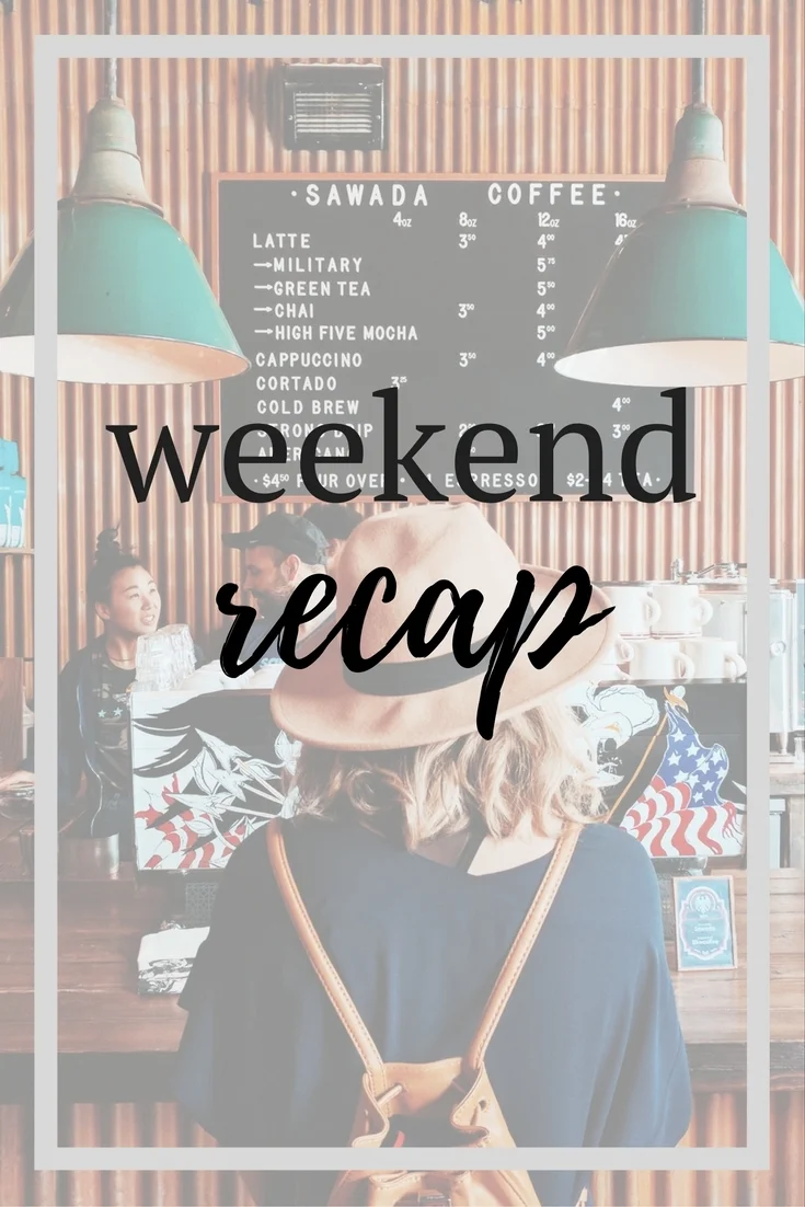 Weekend Recap