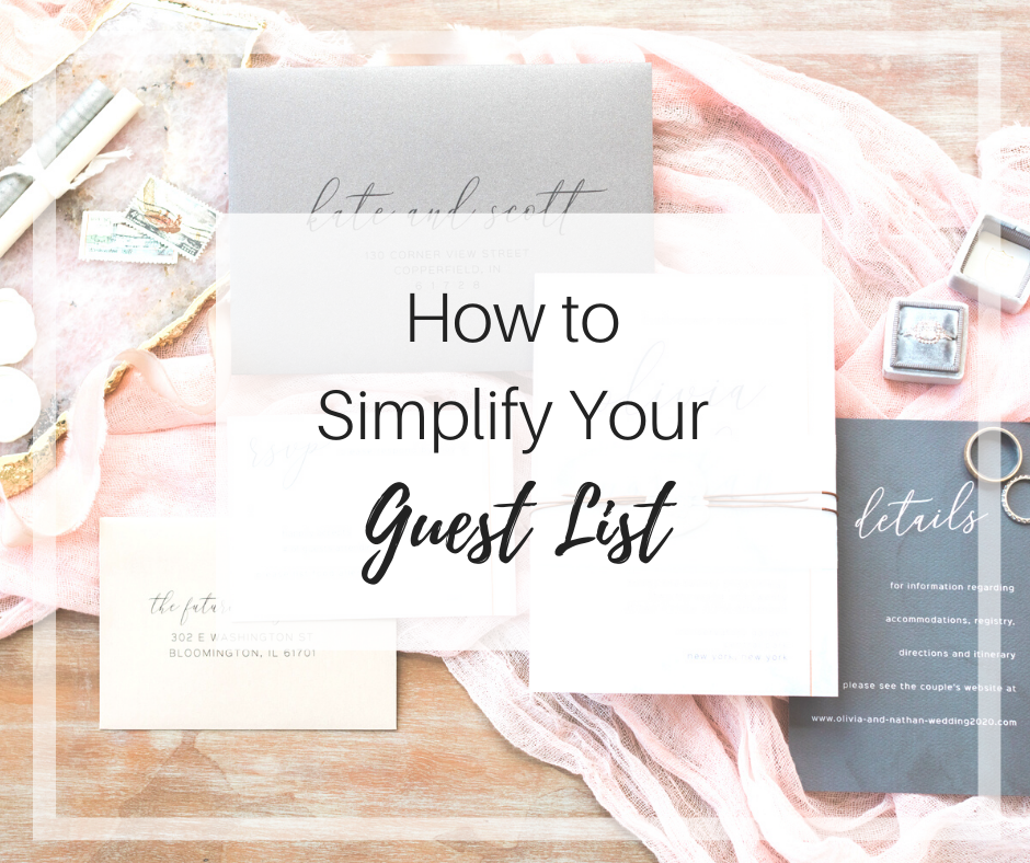 How to Simplify Your Guest List