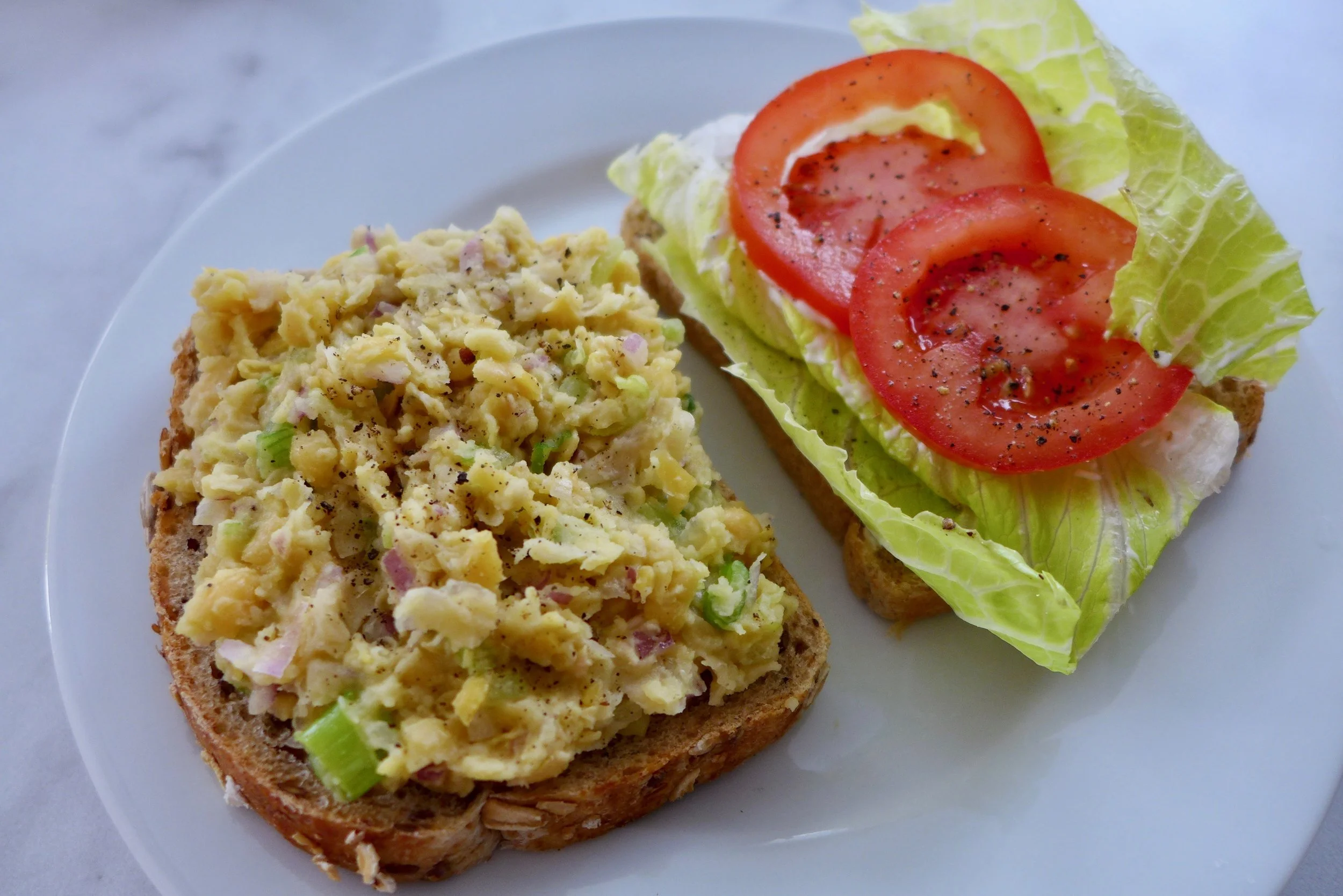 Smashed Chickpea Sandwich