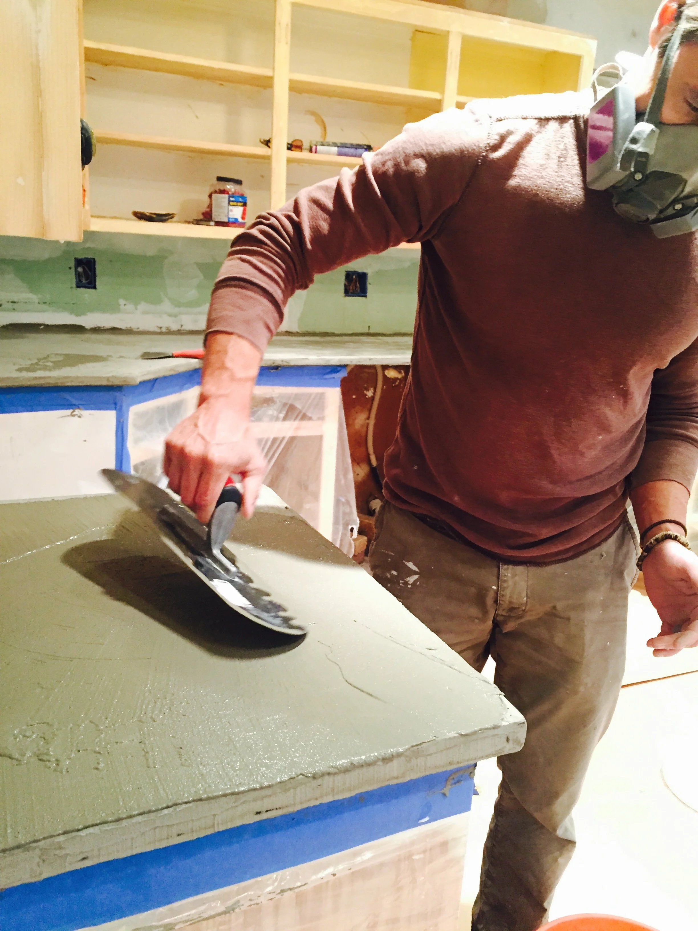 Kitchen Renovation | Concrete Countertops