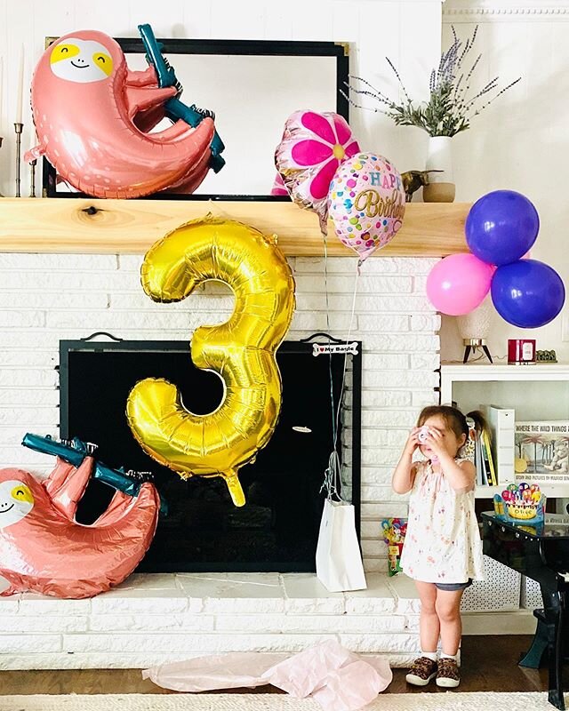 Thank you for all the birthday wishes for our sweet lady. 🎈
.
.
Celebrating this year turned out a little different than we had planned and it turned out to be a wonderful birthday in her eyes. 🥳 Having a quarantine birthday is so tricky for the li