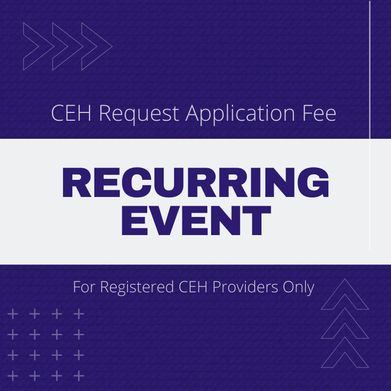 CEH Request For A Recurring Event TECUnit