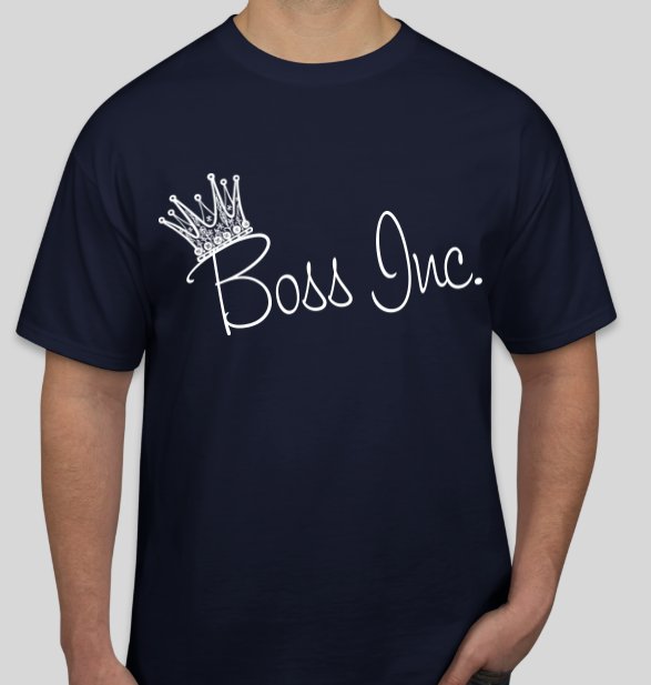 Boss Short Sleeve - Navy.PNG