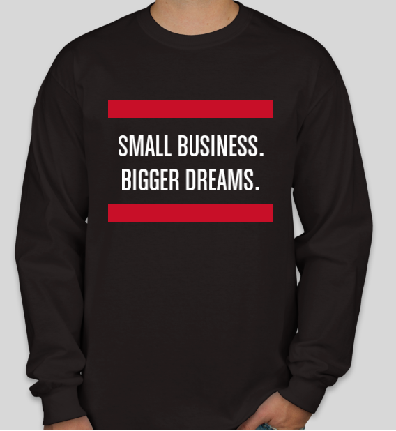 Big Dreams Long Sleeve Tshirt - Black.PNG