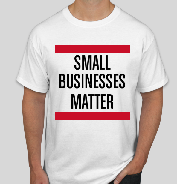 Small Businesses Matter Short Sleeve - White.PNG