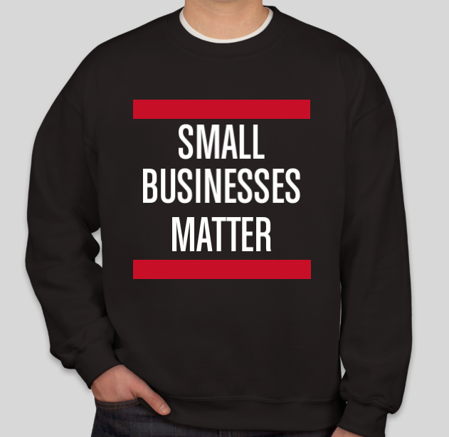 Small Businesses Matter Sweatshirt - Black.PNG