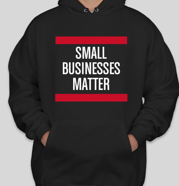 Small Businesses Matter Hoodie - Black.PNG