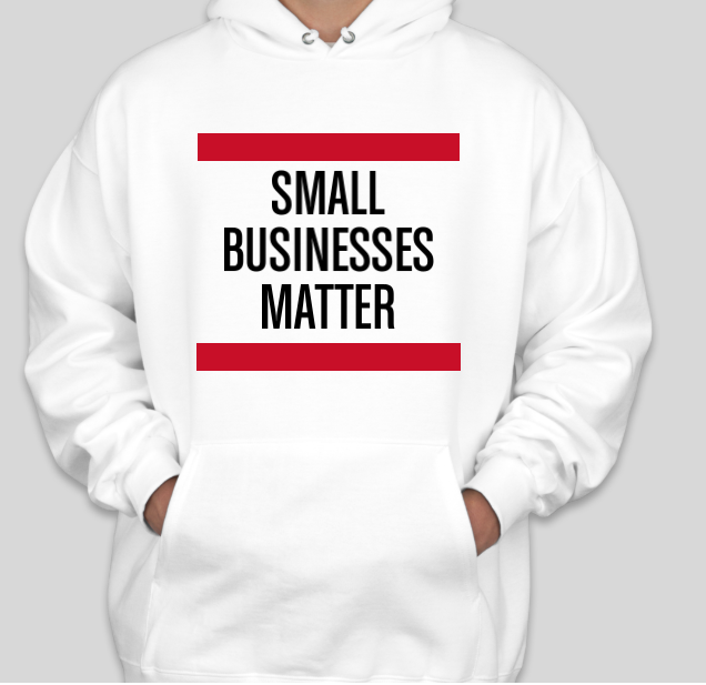 Small Businesses Matter Hoodie - White.PNG