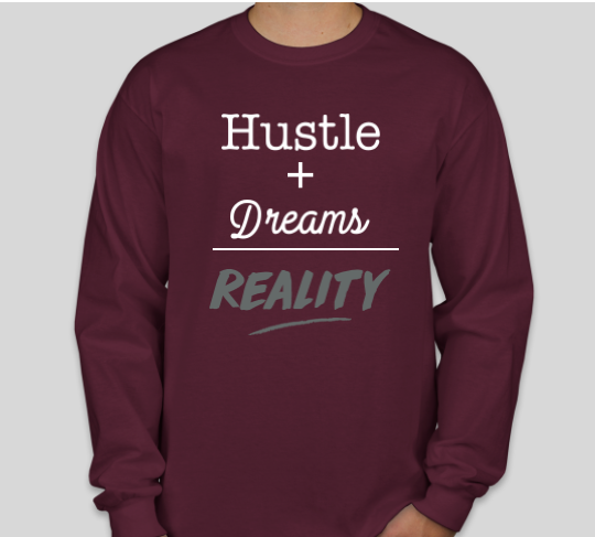 Hustle Long Sleeve - Maroon.PNG