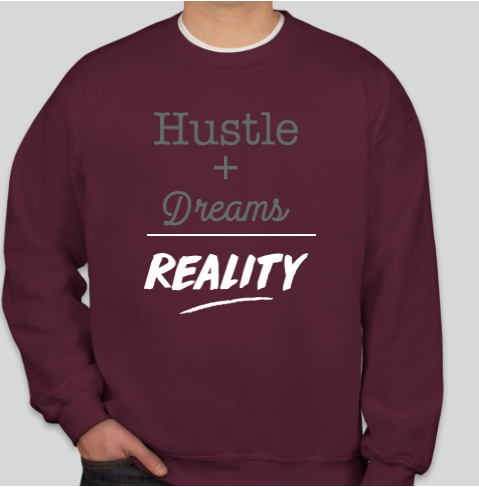 Hustle Sweatshirt - Maroon.PNG