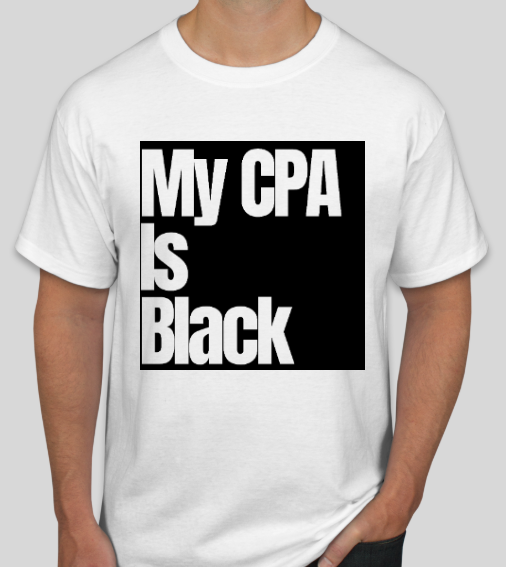 "My CPA Is Black" Short Sleeve Tshirt