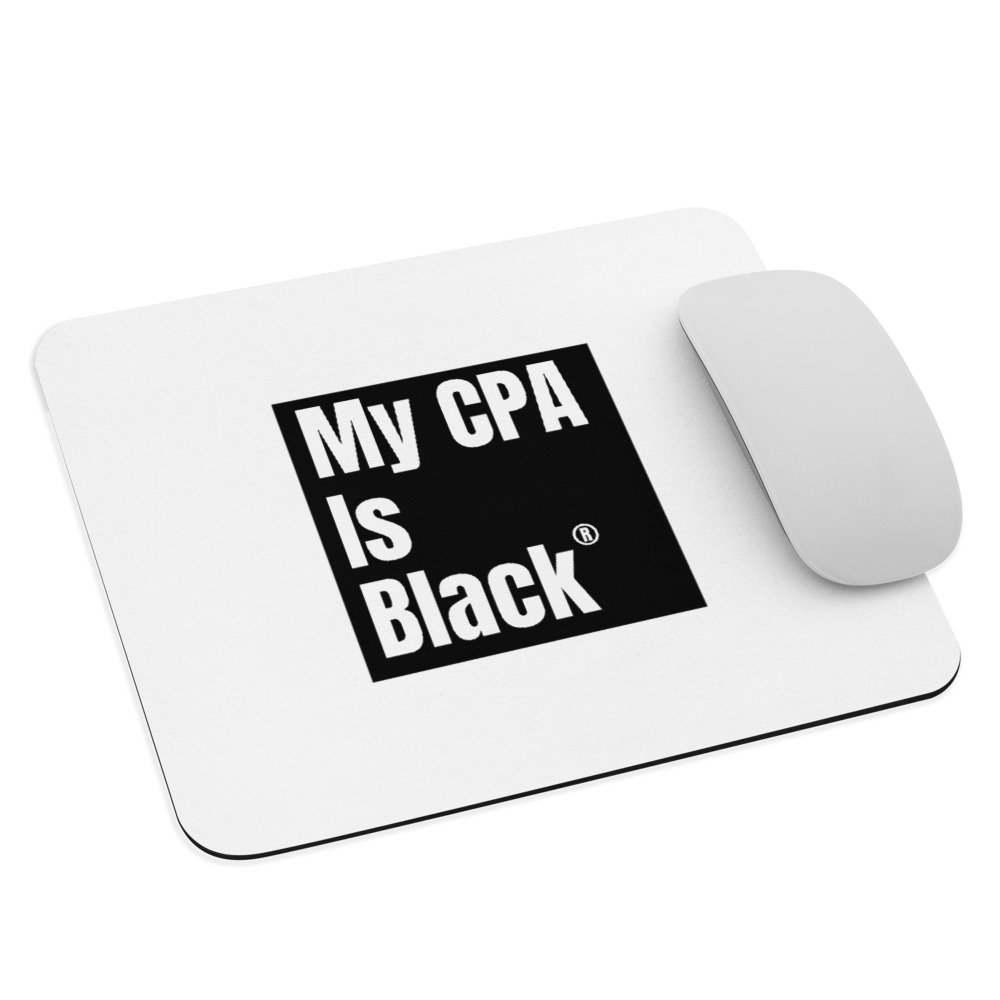 My CPA Is Black Mouse pad