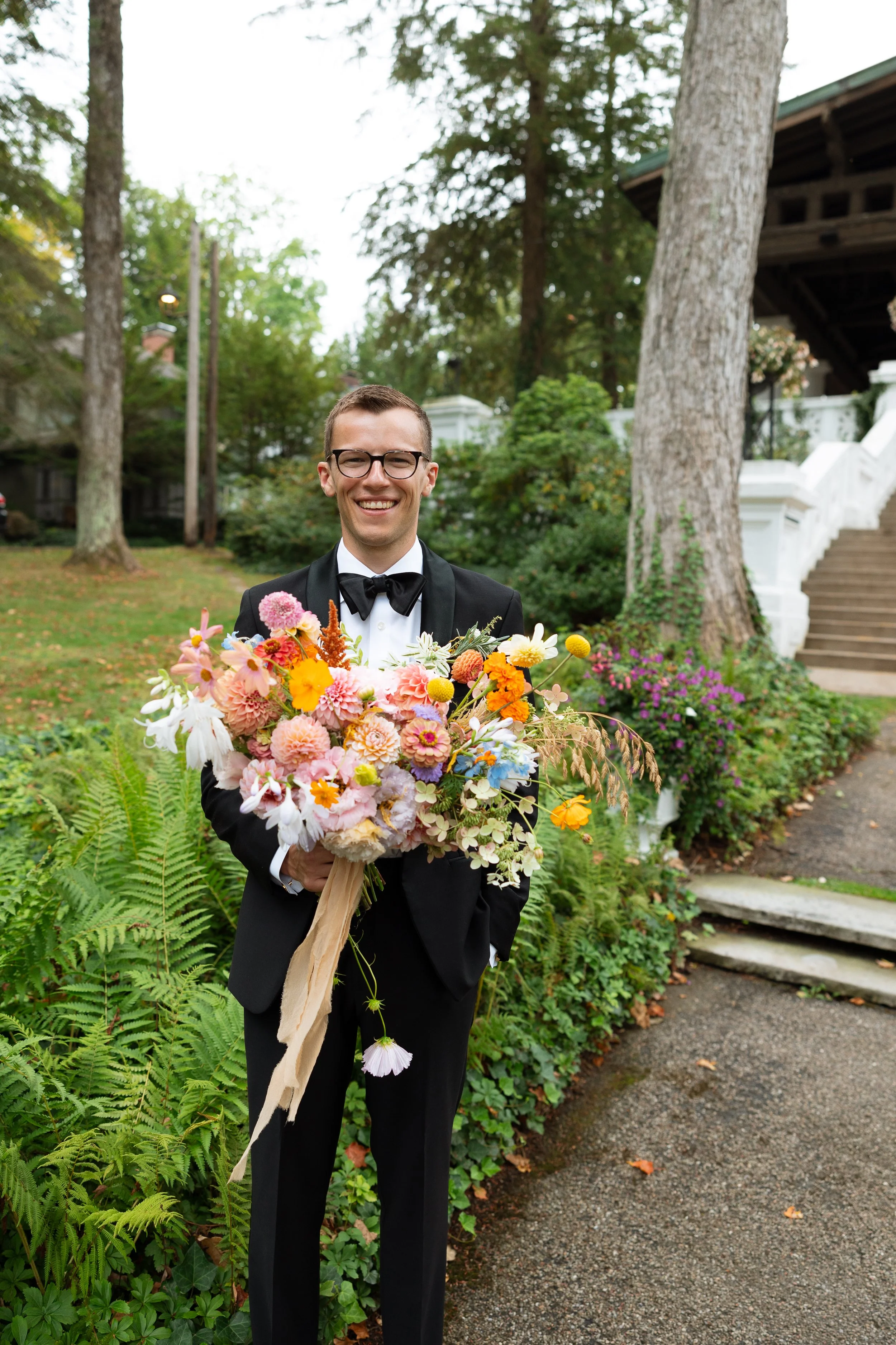 Wedding at Athenaeum Hotel Chautauqua NY - Chautauqua Institution Weddings - Chautauqua Wedding Florists - Hall of Philosophy Chautauqua Institution