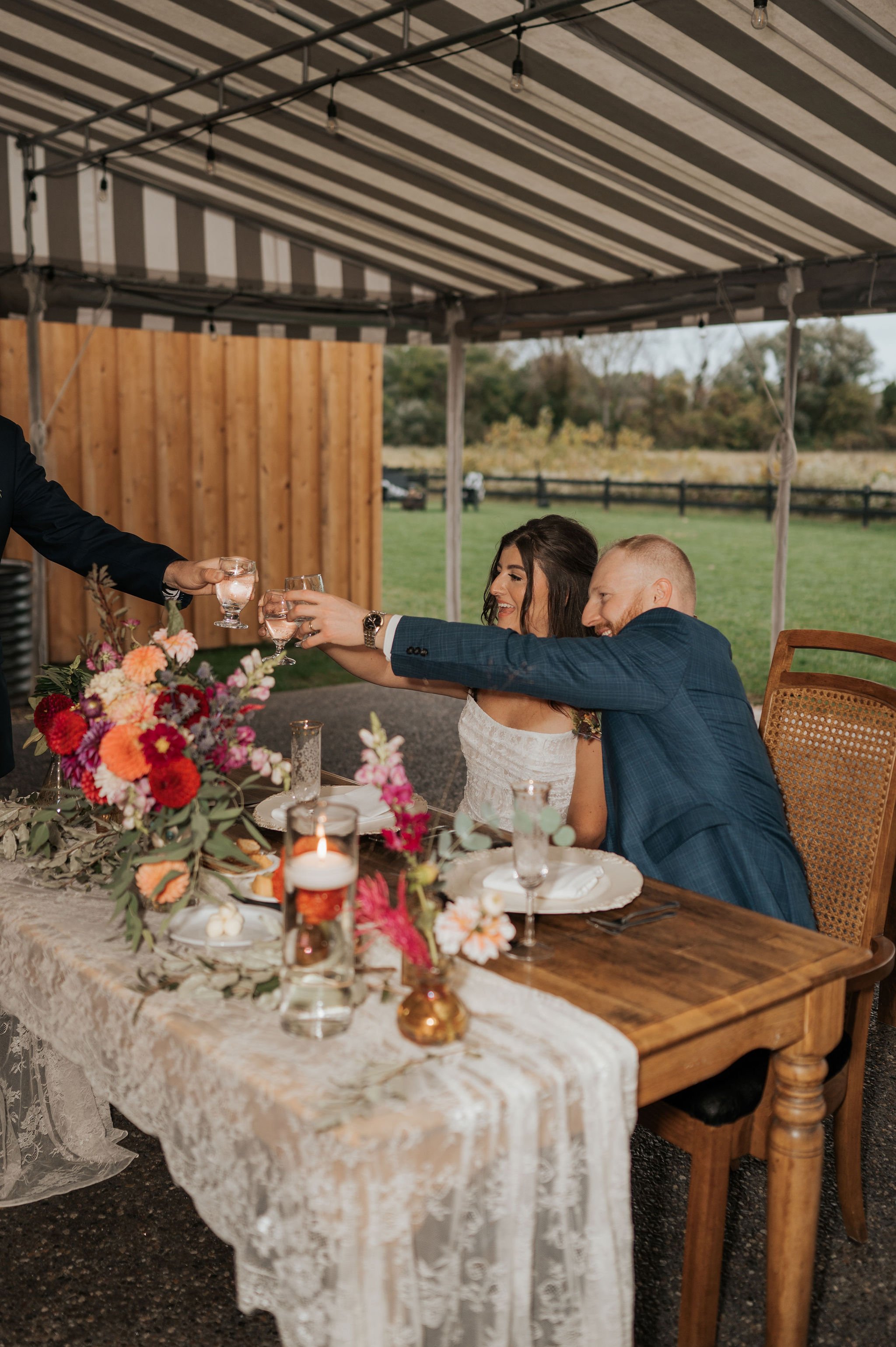 September Wedding at Kin Loch Farmstead Cambria NY - Autumn Wedding Kin Loch Farmstead - Wedding florists in Buffalo NY