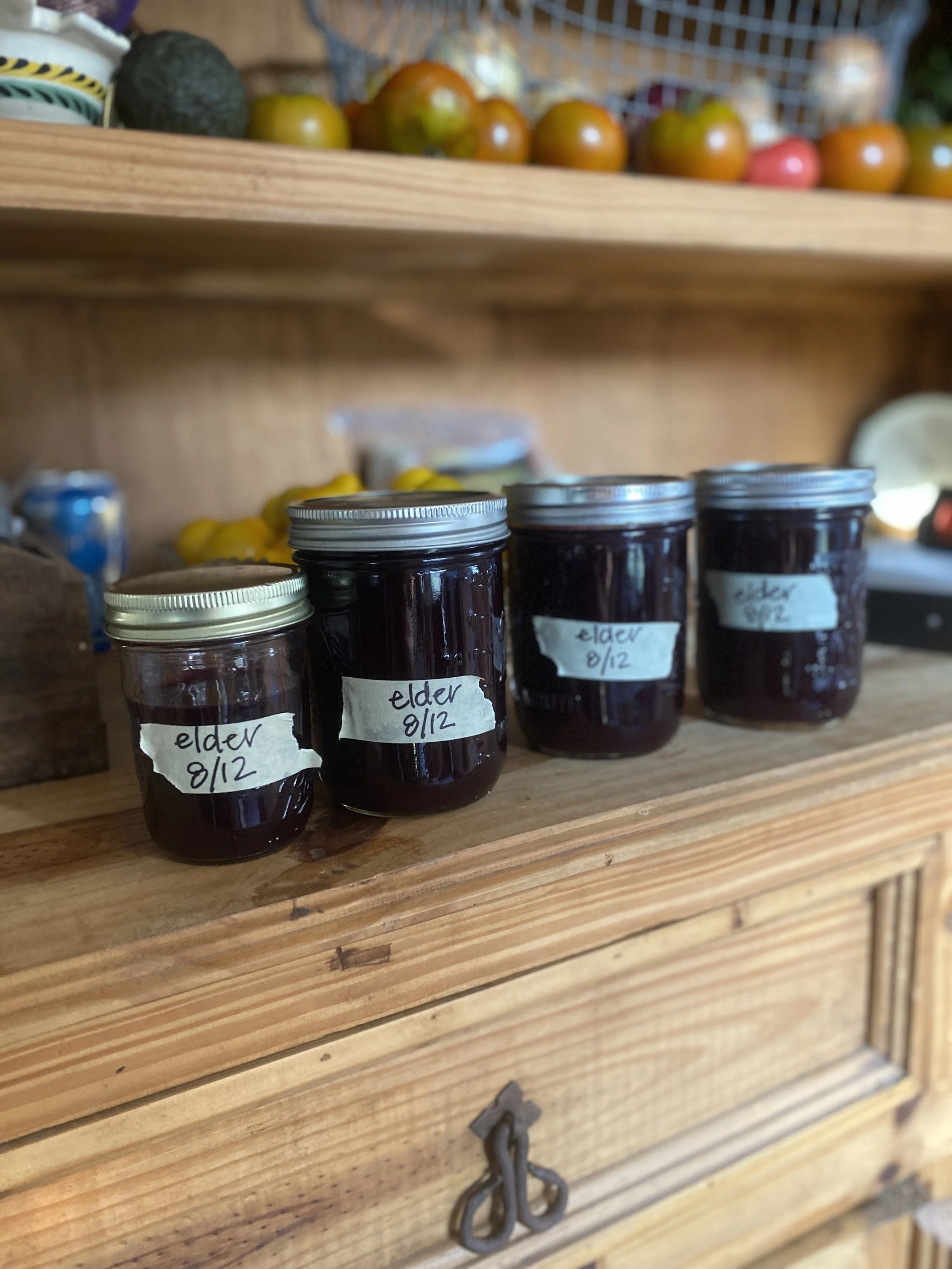 Low Sugar Elderberry Syrup Recipe, Homemade Elderberry Recipes, Canning Elderberry Syrup