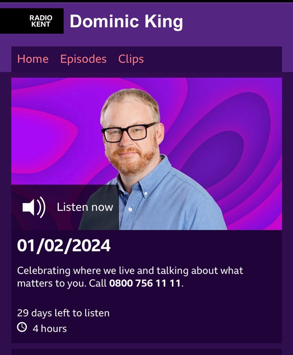 Our Founder and Director @dr_margherita_laera was on BBC Radio Kent today, speaking with @domkinglive about our PIP workshop programme in collab with @weare4naffairs &amp; sponsored by @aceagrams. You can listen to the interview online for another fe