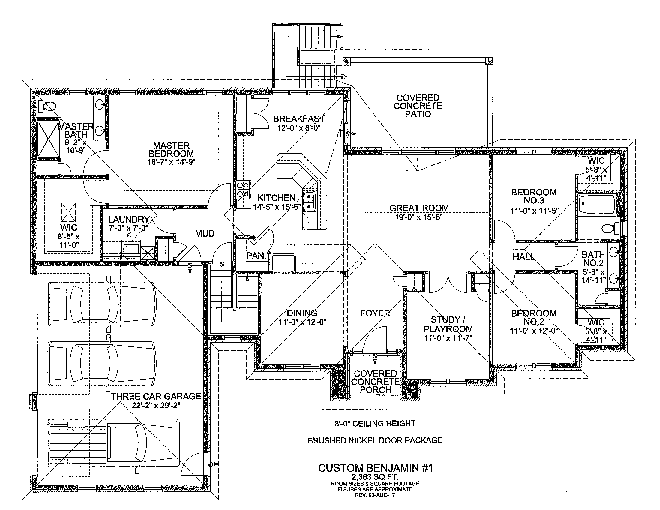 The Benjamin Custom Floor Plan Ideas