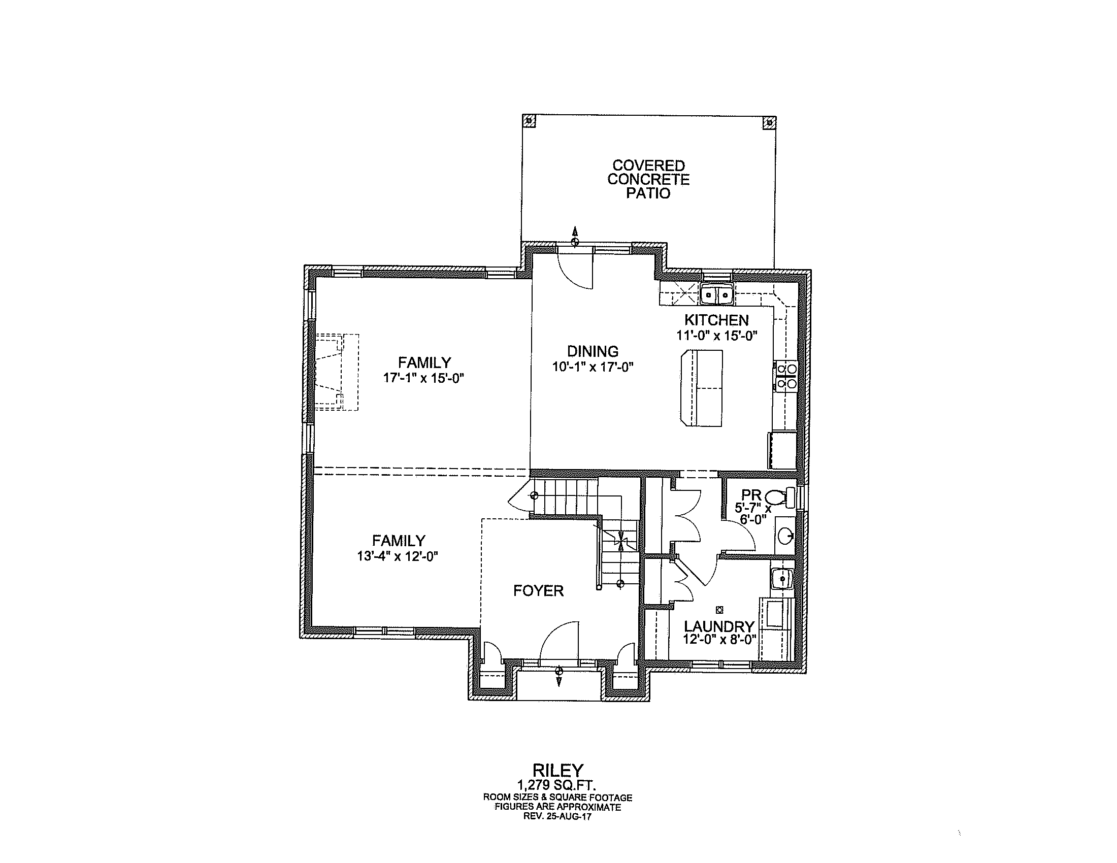 The Riley Base Floor Plan Floor 2