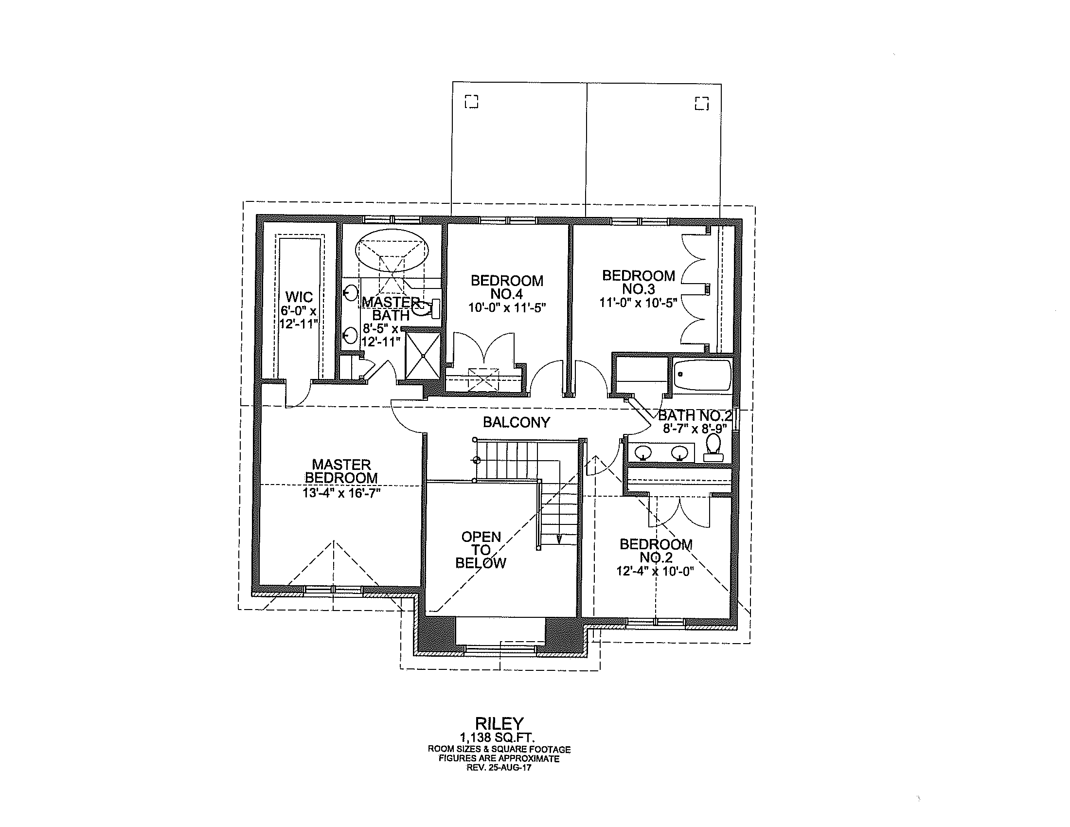 The Riley Base Floor Plan Floor 2