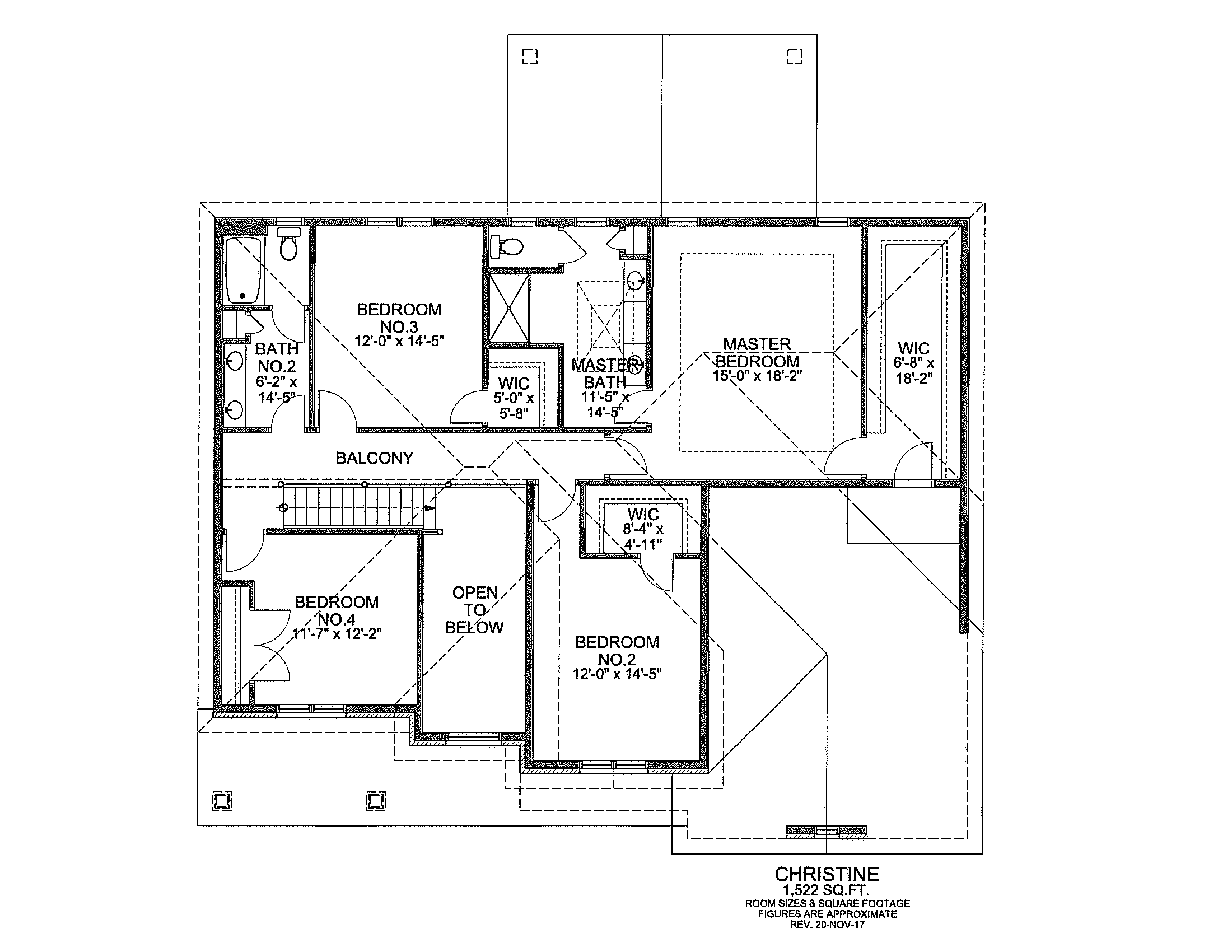 The Christine Base Floor Plan Floor 2