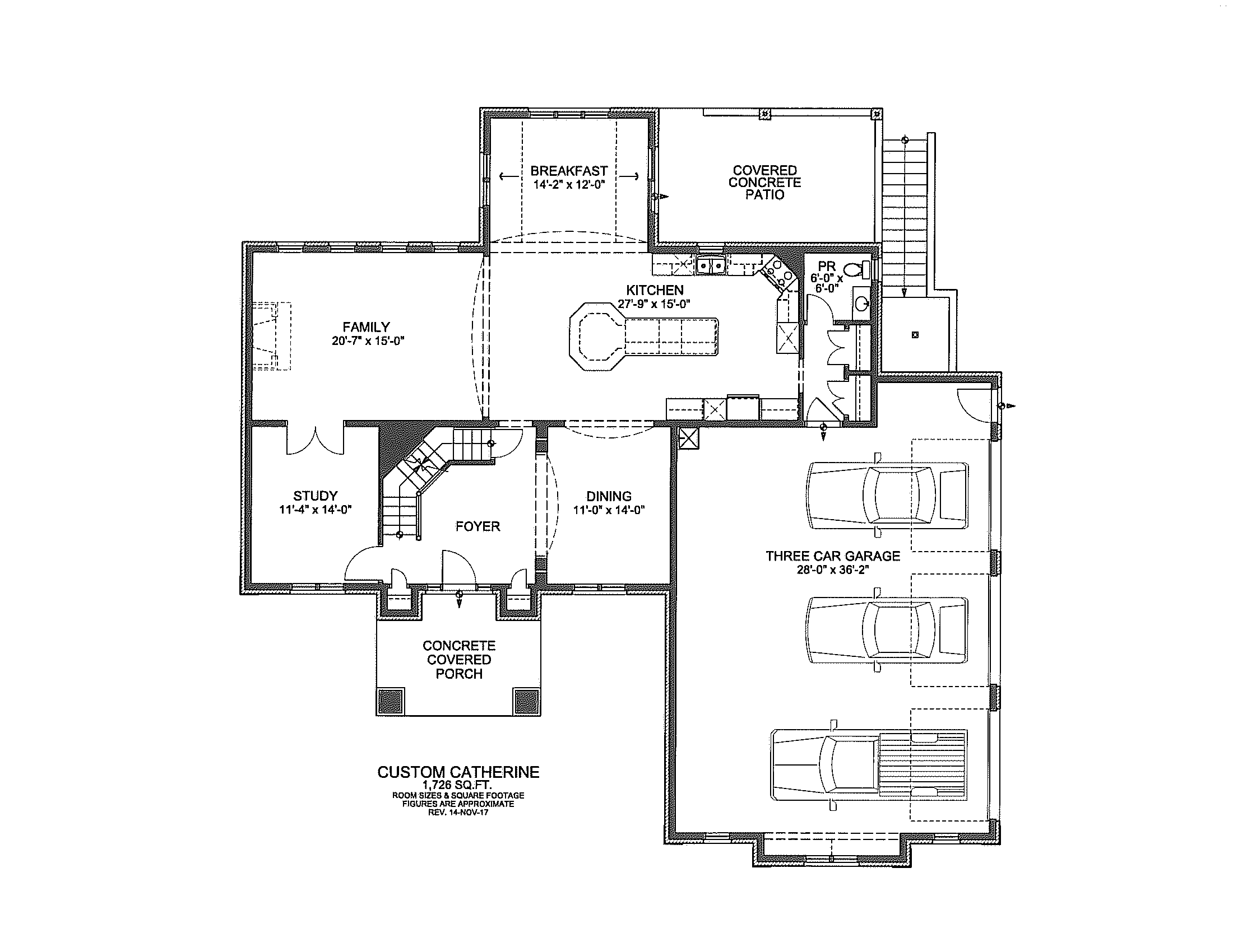 The Catherine Custom Floor Plan Ideas Floor 1