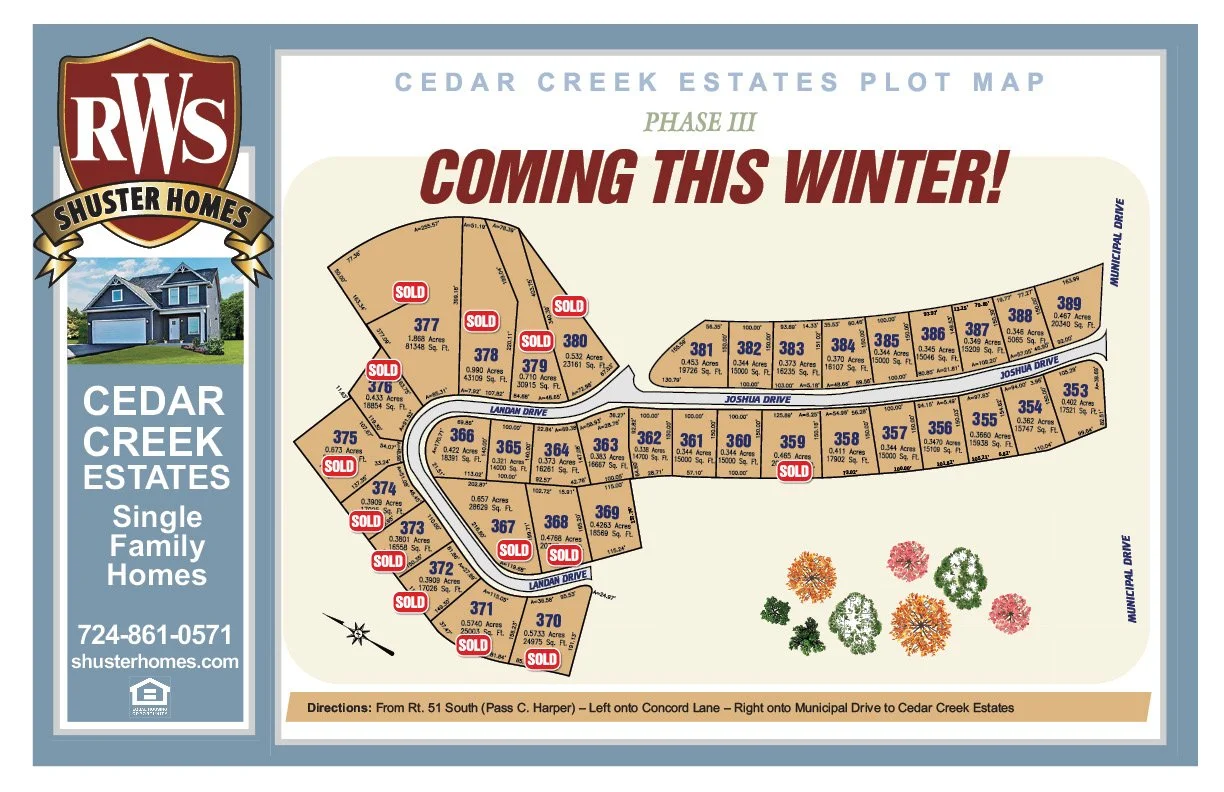 PHASE III CEDAR CREEK ESTATES