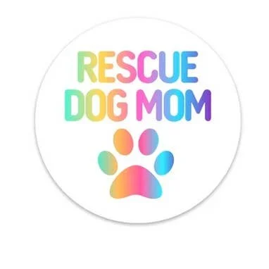 RESCUE DOG MOM RAINBOW STICKER .jpeg