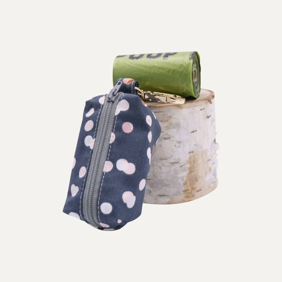 Belladonna Dog Poop Bag Holder-Polka Dots .jpeg