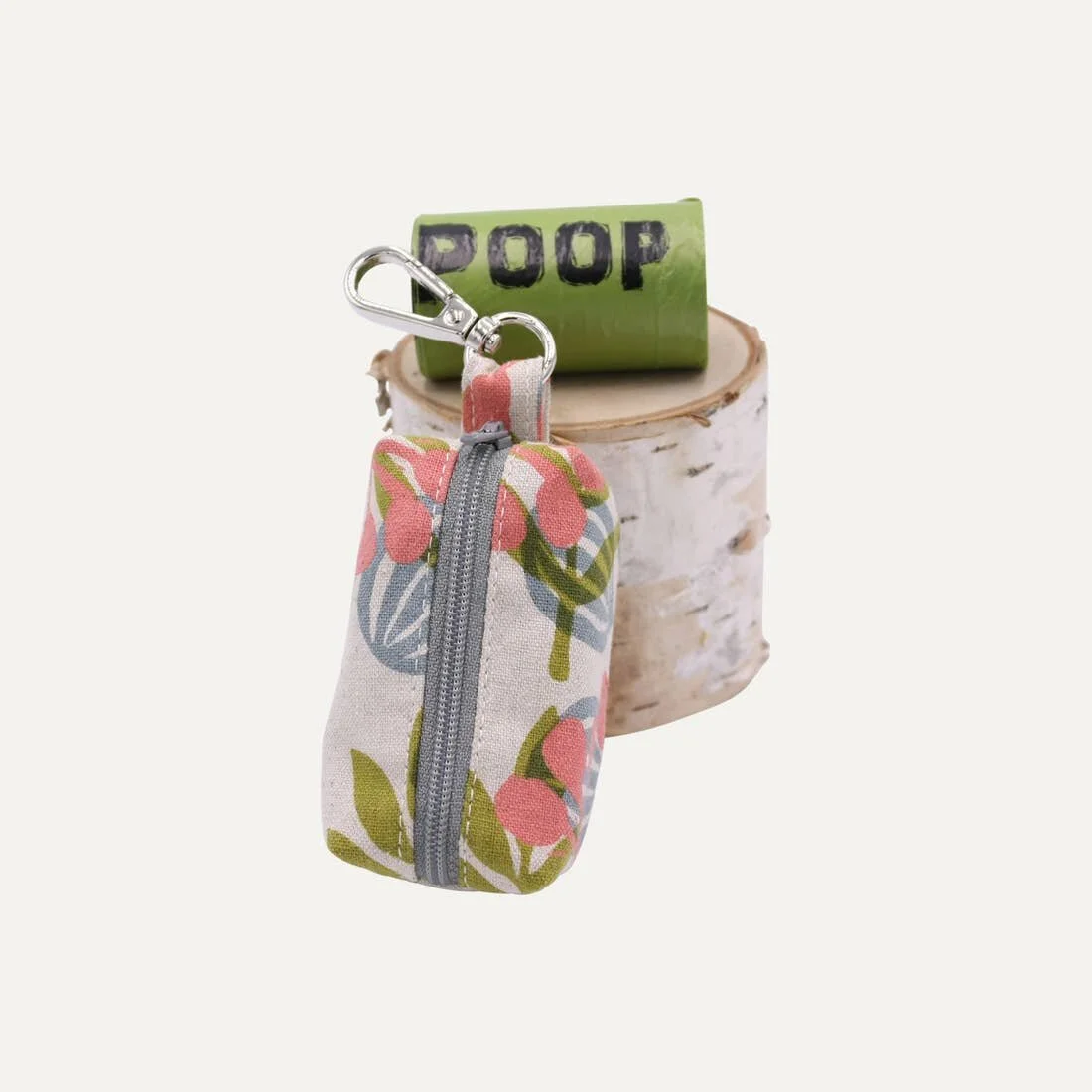 Botanical - Linen Dog Poop Bag Holder.jpeg