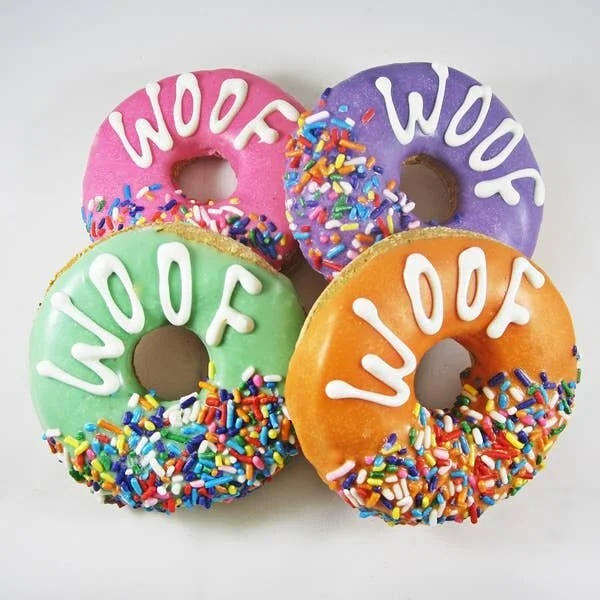 Medium Woof Donut Dog Treat Gift Bag - Dog Treats .jpeg