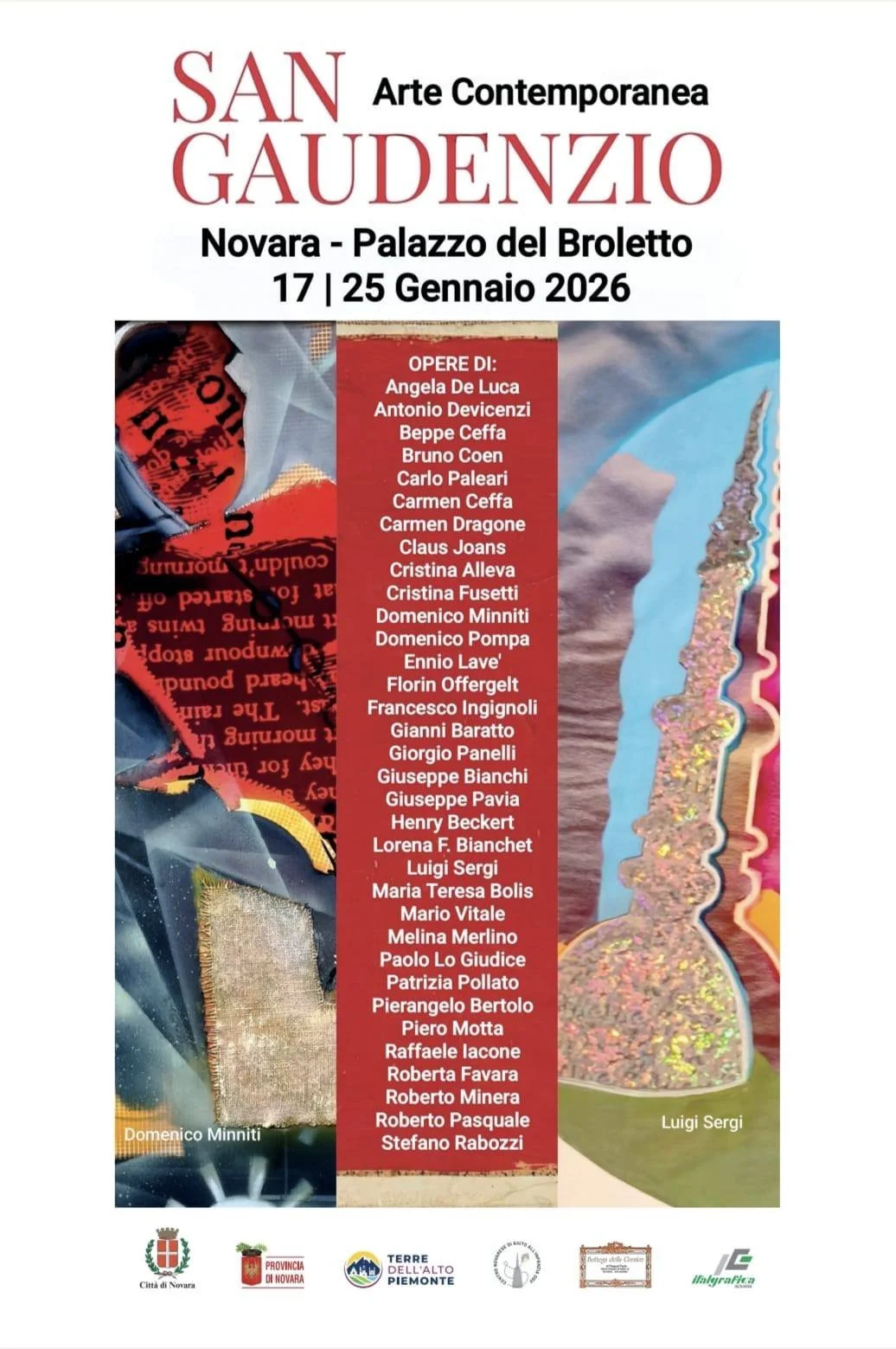 Mostra di Arte Contemporanea per la festa di San Gaudenzio al Broletto di Novara