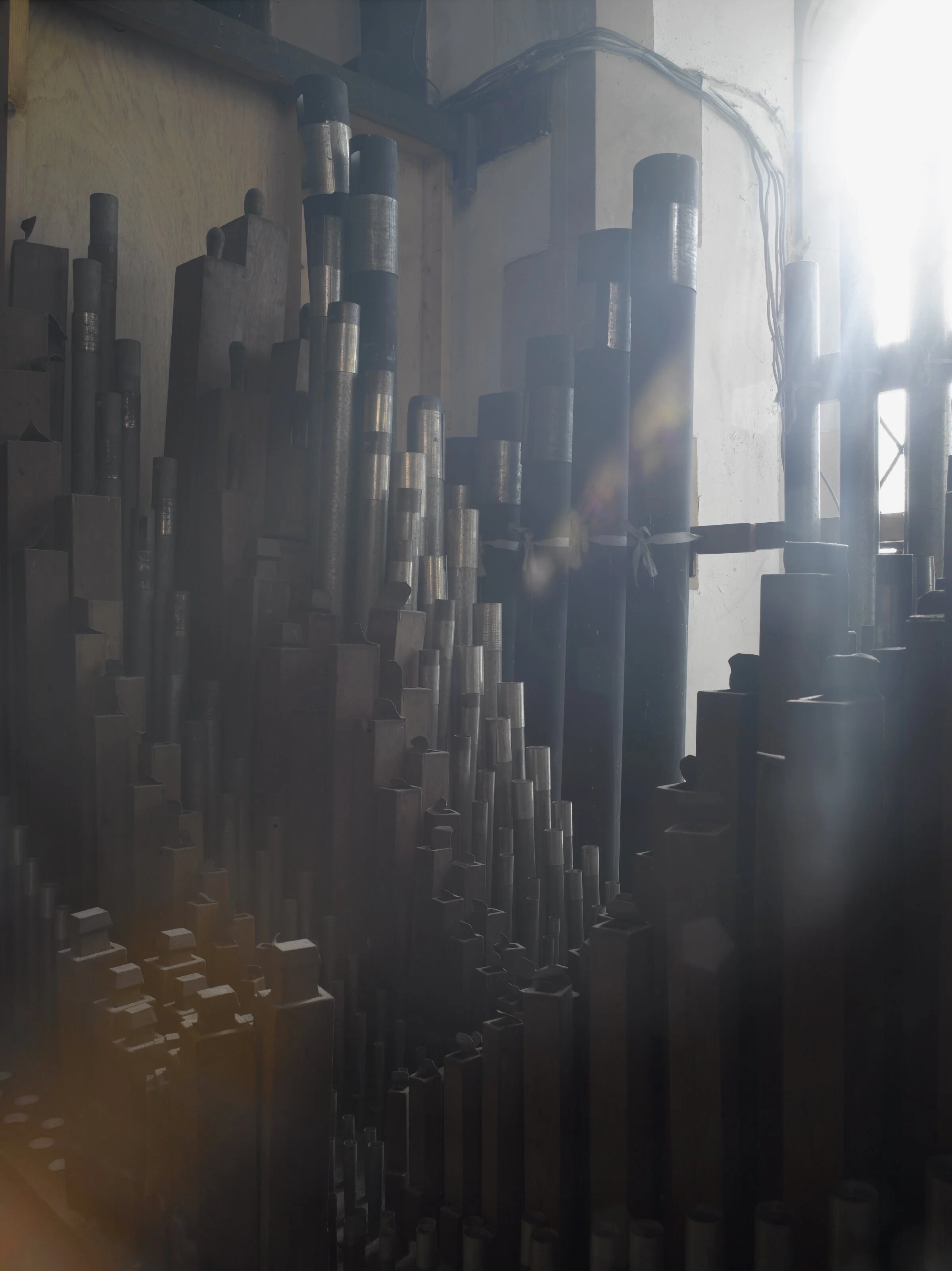 Organ pipes