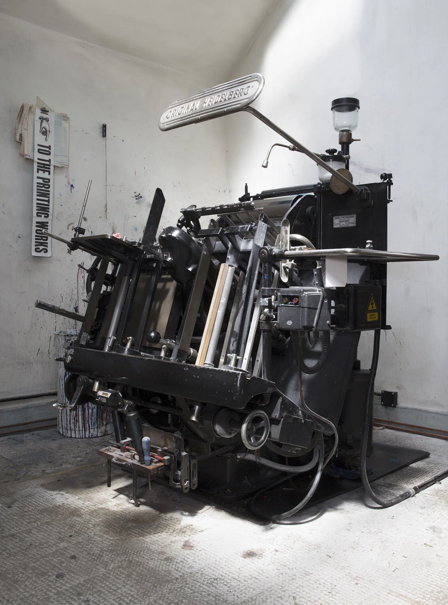 Heidelberg printing press, Collections Image, National Trust for Scotland