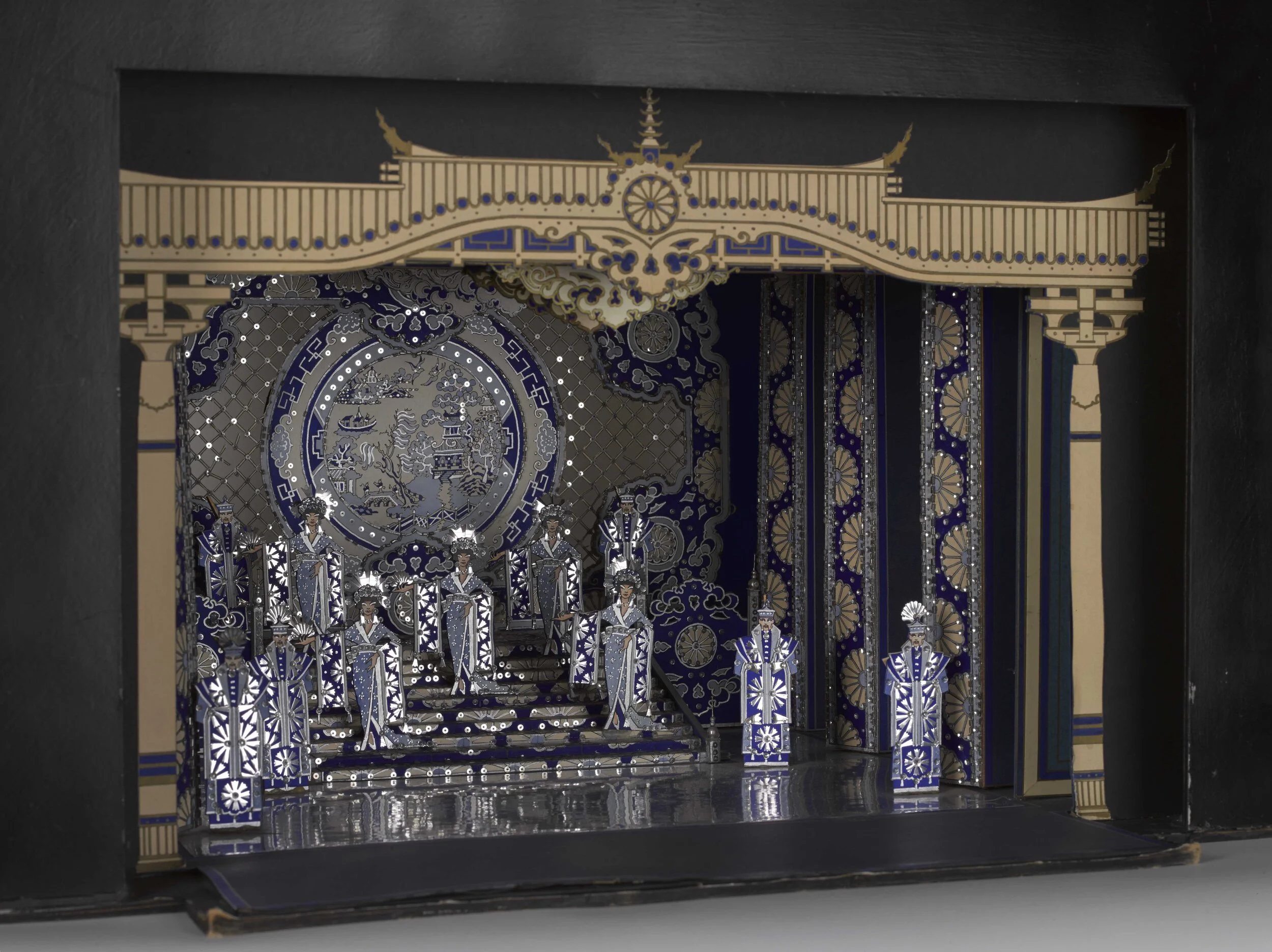 Stage set model of Aladdin, City of Edinburgh Council, Victoria and Albert Museum