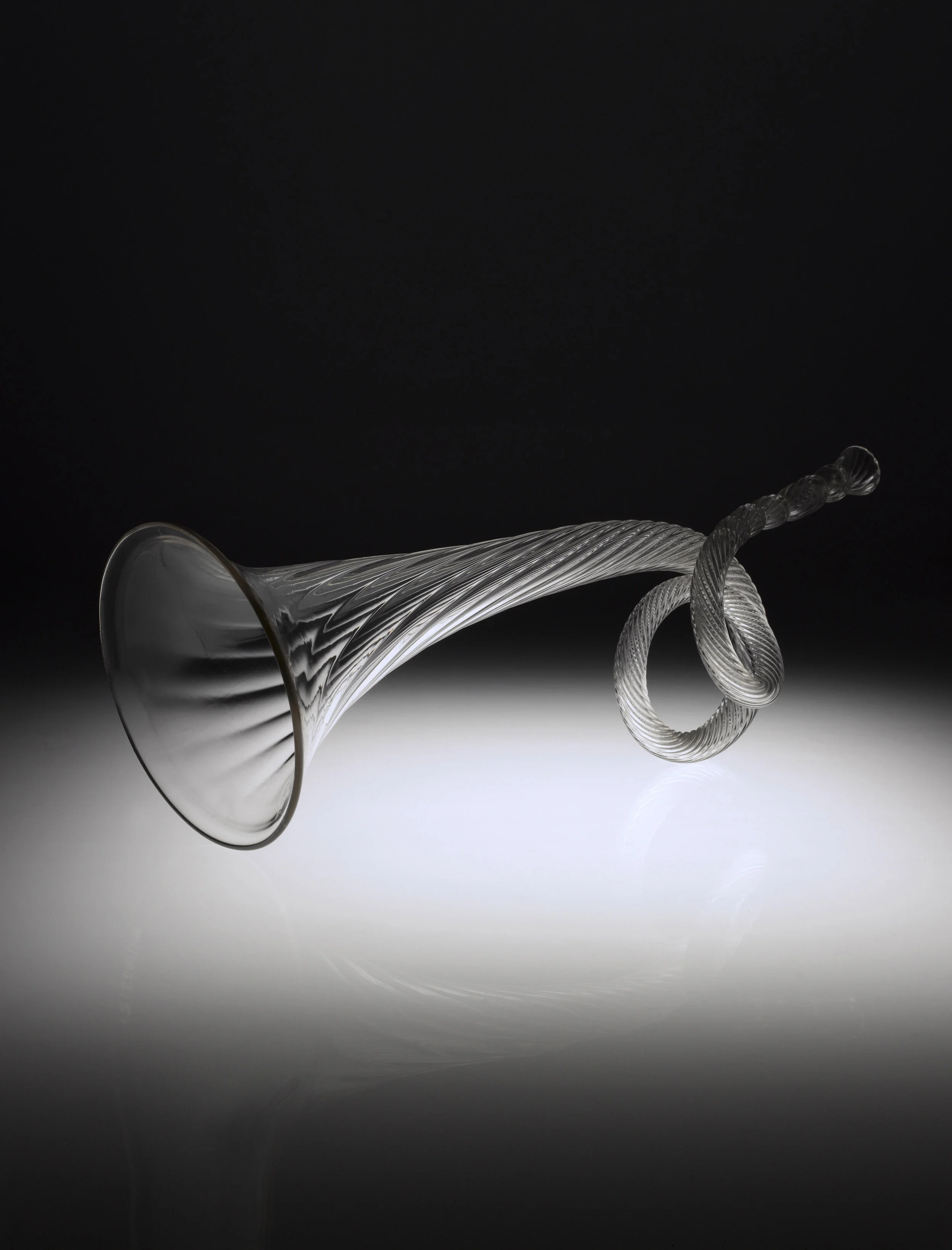Glass trumpet, Museum of Edinburgh, City of Edinburgh Council