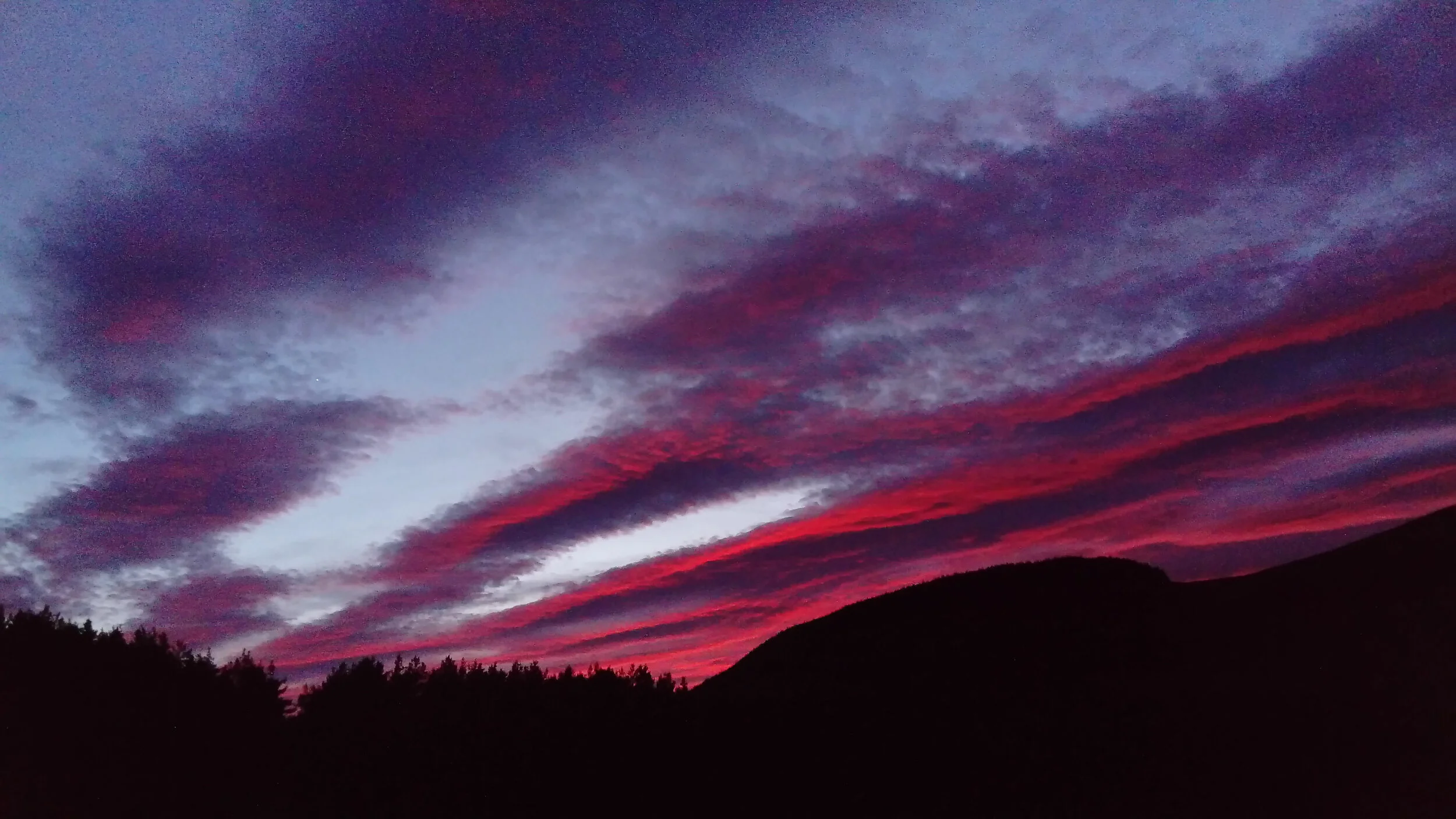 Sunset, Yarrow Valley, Scottish Borders