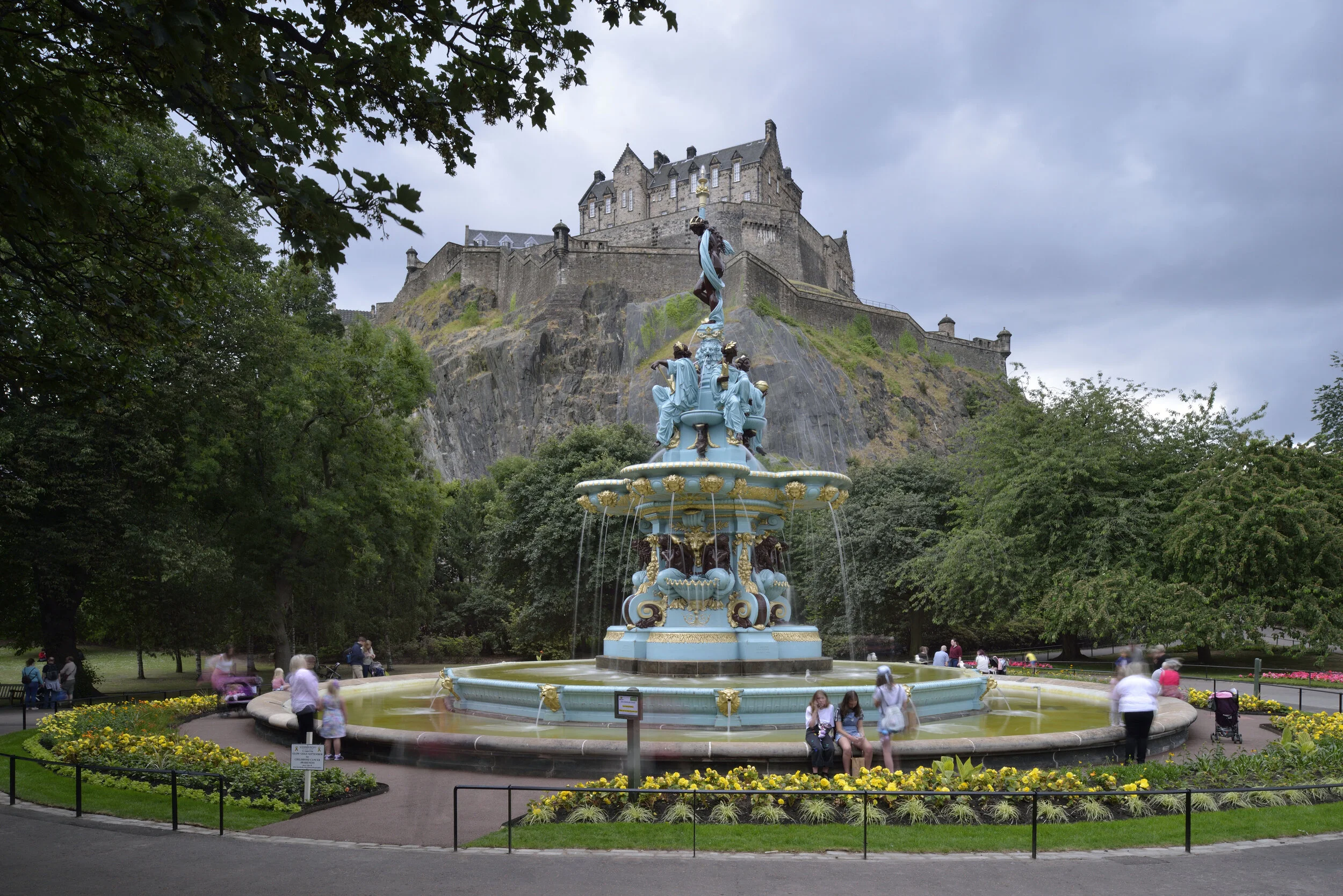 Ross fountain after conservation, Edinburgh World Heritage
