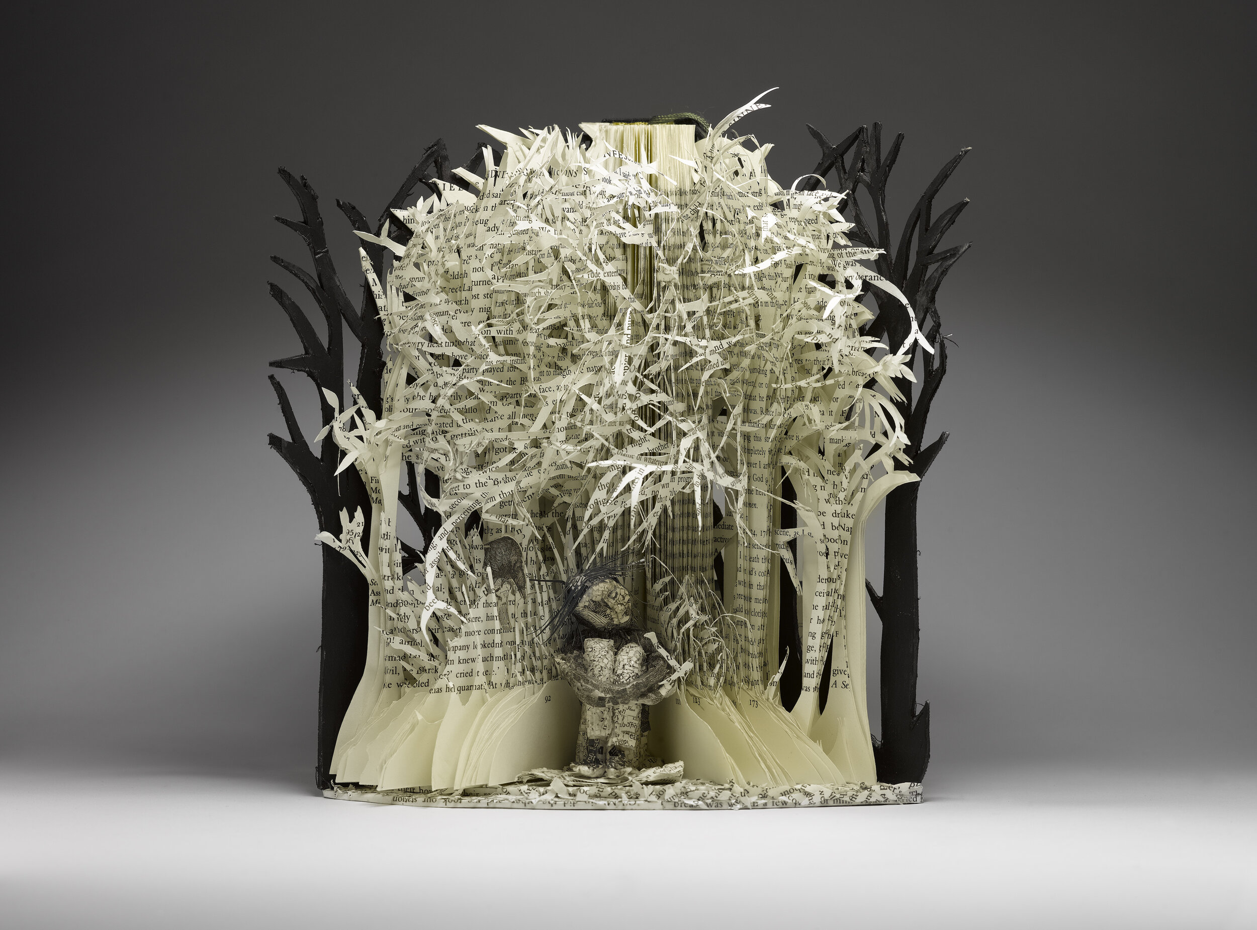 Anonymously gifted paper sculpture, Edinburgh City of Literature