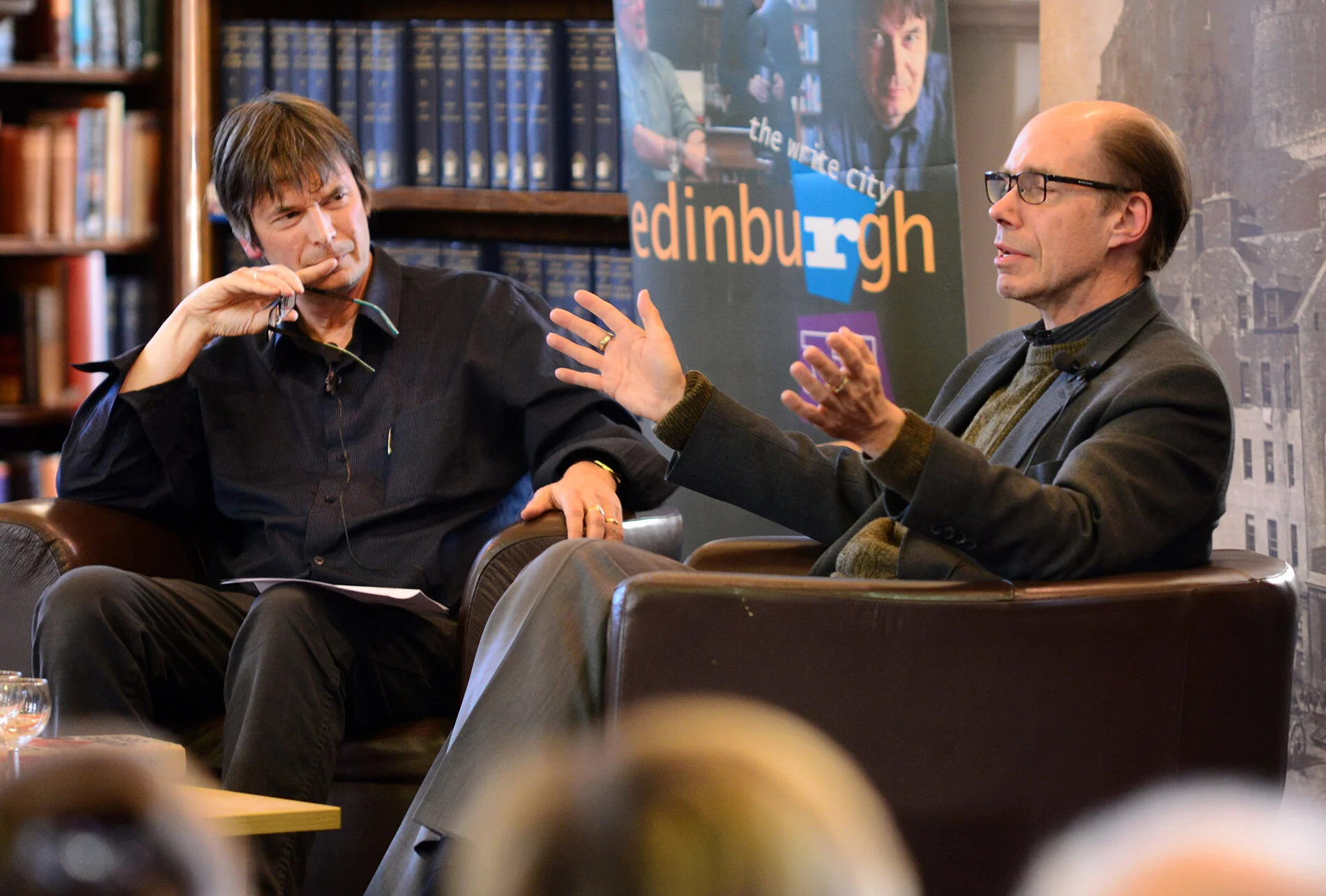 Ian Rankin and Jeffery Deaver, Edinburgh Reads, City of Edinburgh Council