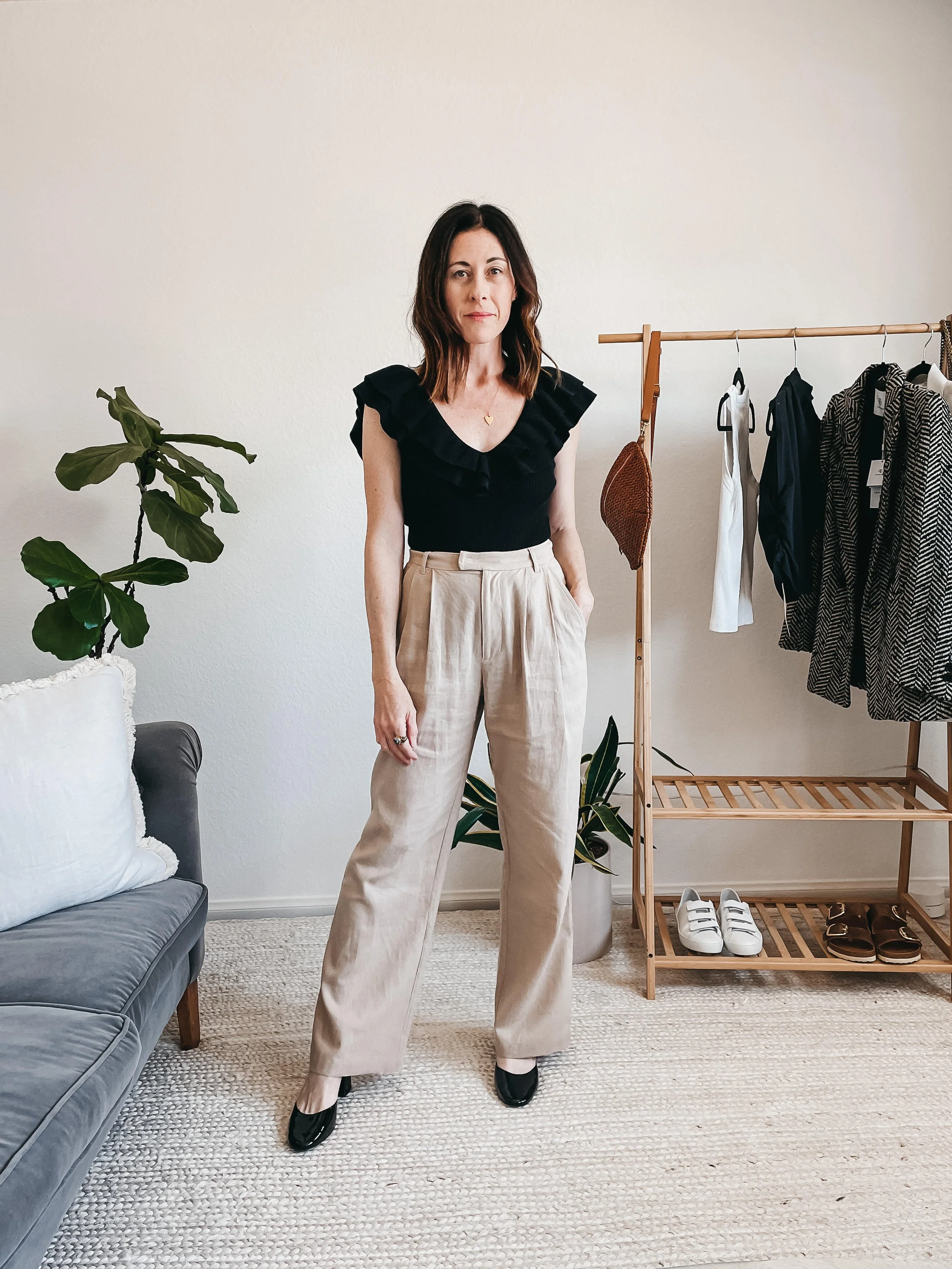 How to Style Wide Leg Full Length Pants
