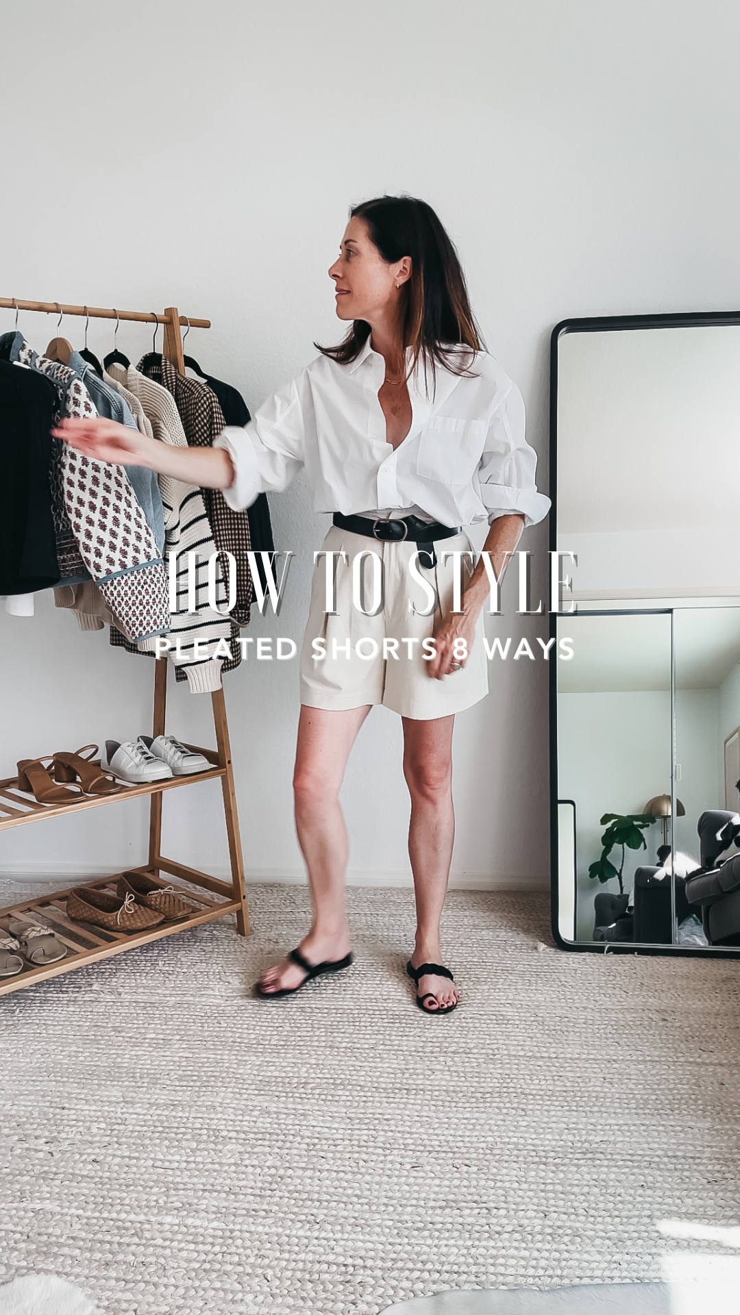 How to Style Pleated Shorts Multiple Ways for Summer