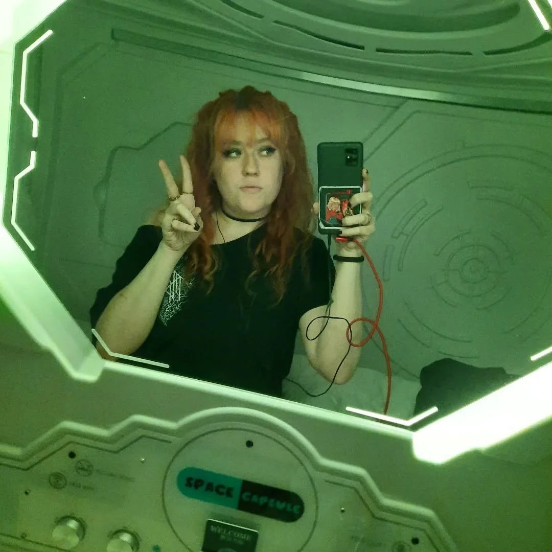 My hostel had these weirdly futuristic looking pods, but they were double sized and the privacy of a latching plastic door was a plus. Dope lighting.