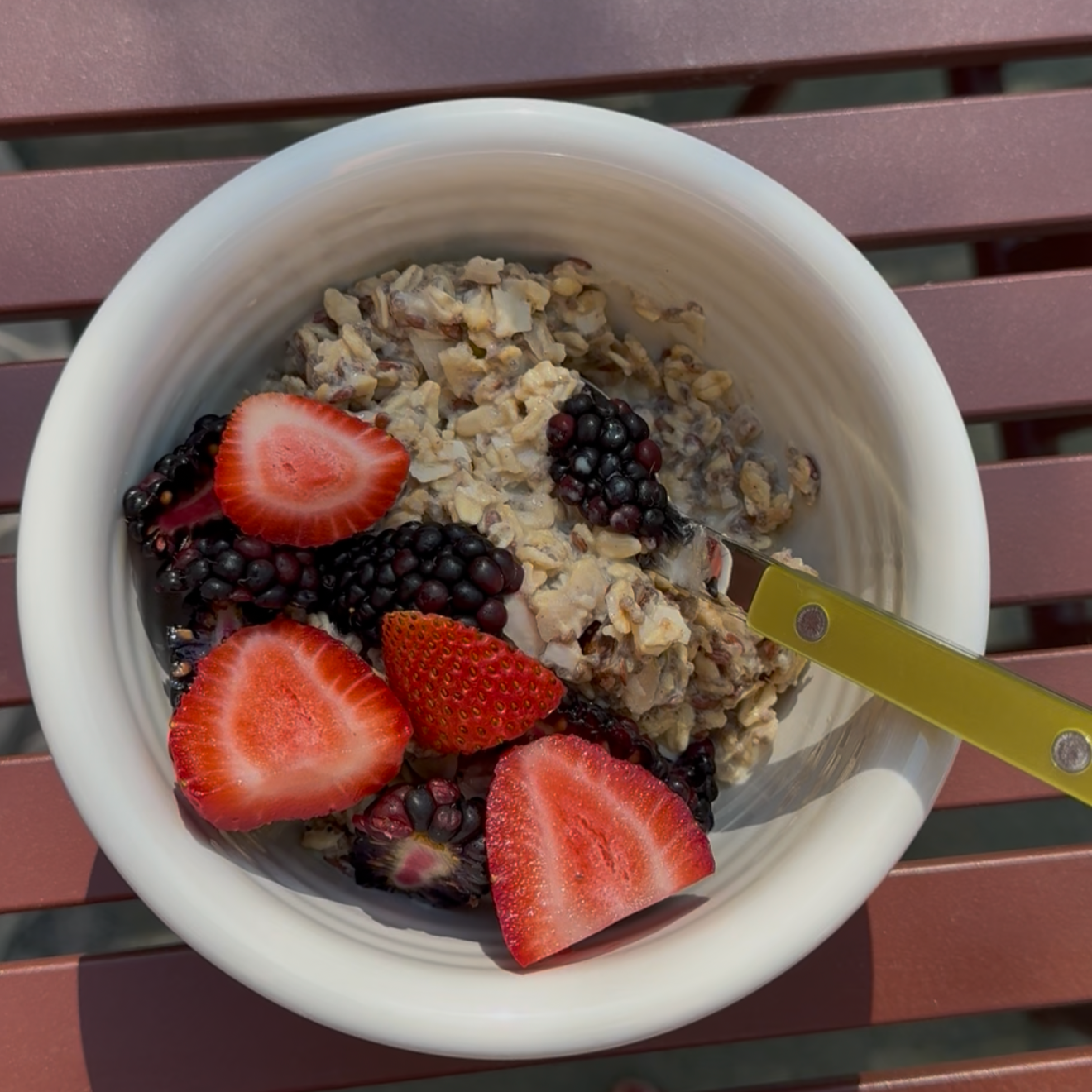 Pear and Toasted Seed Summer Muesli