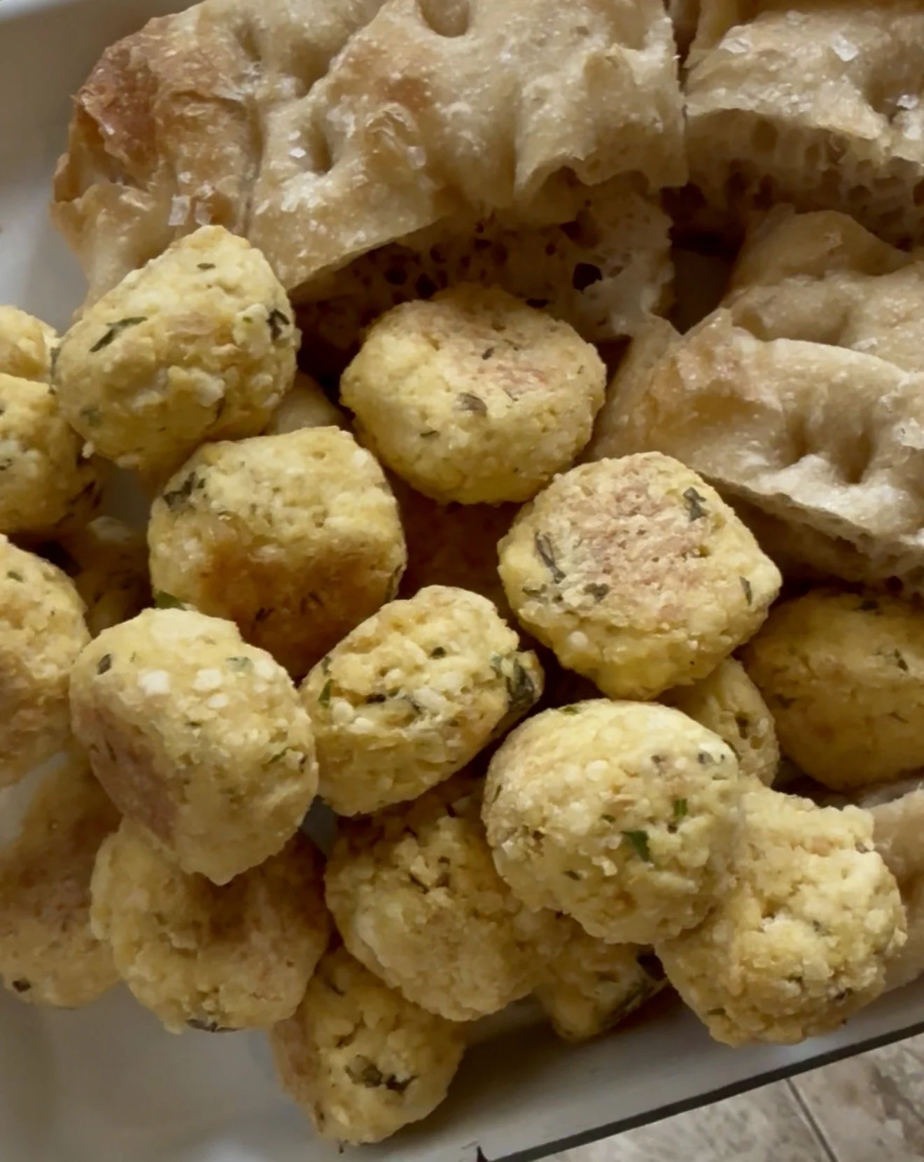 Tofu Pecorino Meatballs